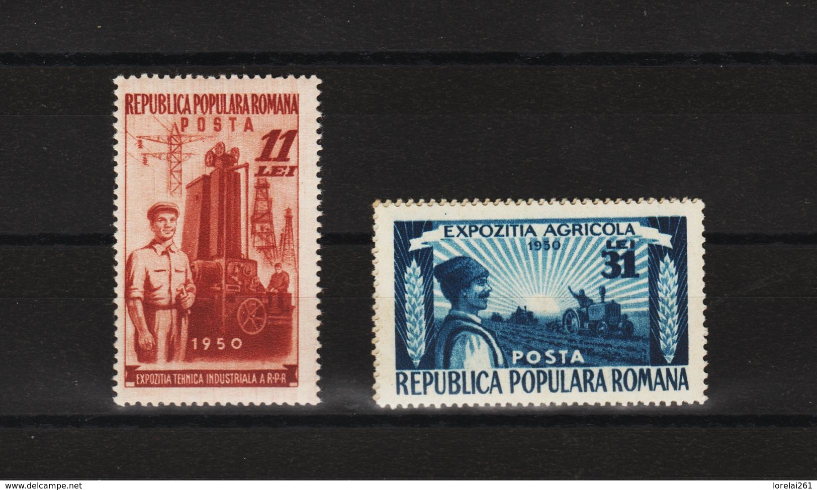 1951 - Expo Des Tehniques Industrialle Mi No 1252A/1253A Et Yv No 1140/1141 MNH - Ungebraucht