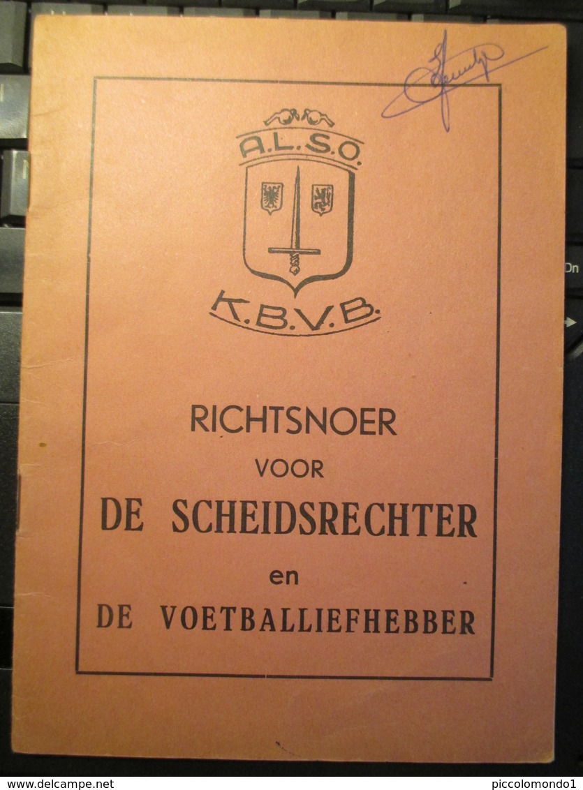 Aalst 1955 Vriendenkring Scheidsrechters Voetbal Reclame Brouwerij Bier 28 Blz - Pratique