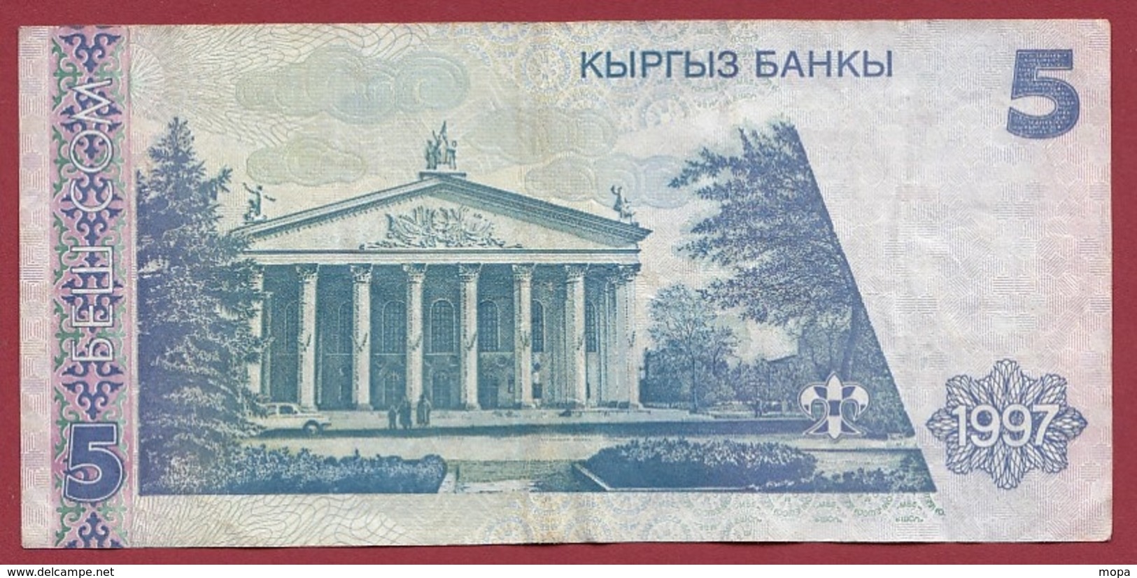 Kirghizistan 5 Som 1997 Dans L 'état - Kirghizistan