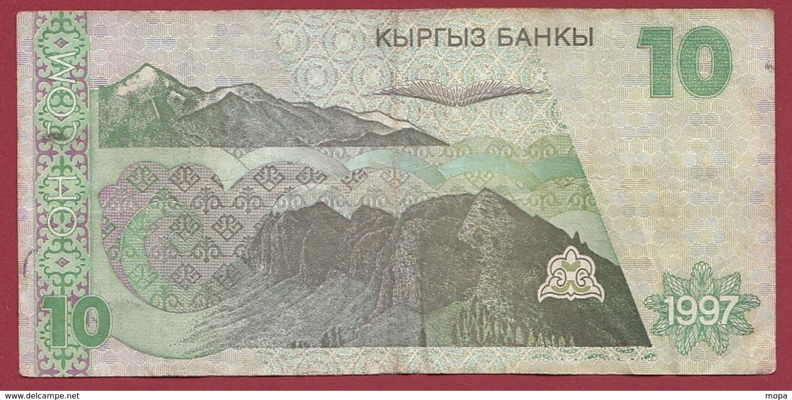 Kirghizistan 10 Som 1997 Dans L 'état - Kirghizistan