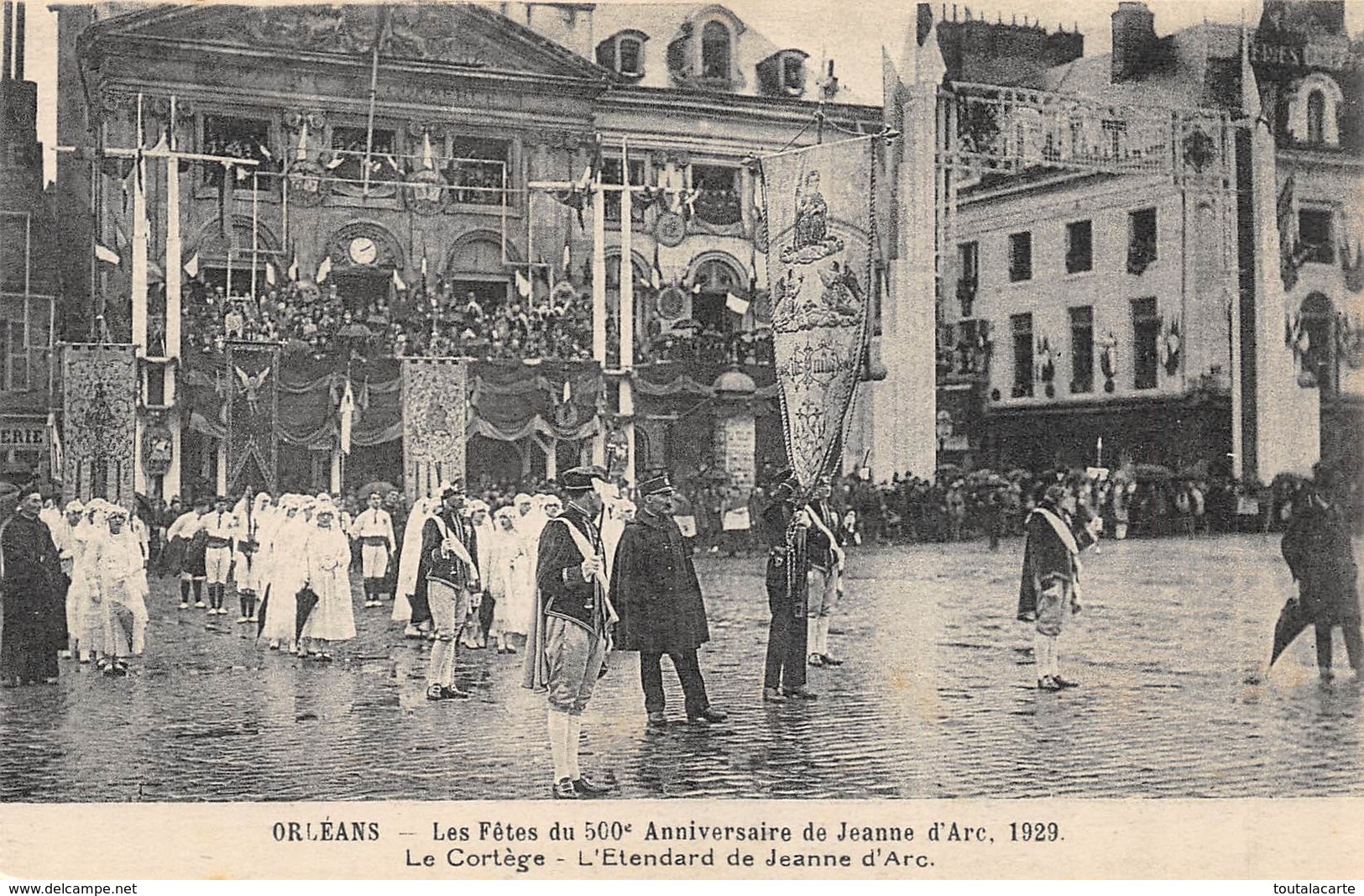 CPA 45 ORLEANS FETES DU 500 ANNIVERSAIRE DE JEANNE D ARC LE CORTEGE L ETENDARD - Orleans