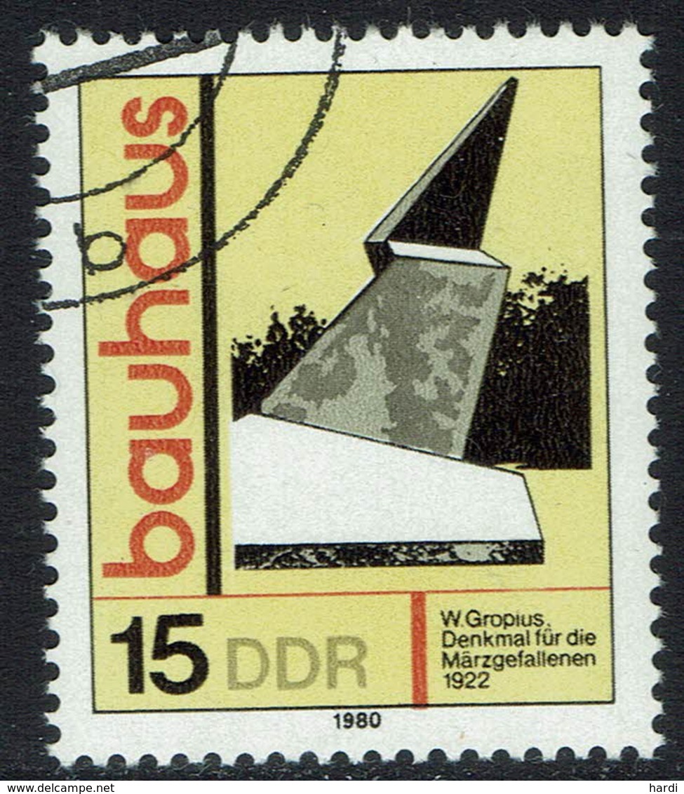 DDR 1980, Mi Nr 2510, Gef.gestempelt - Gebraucht