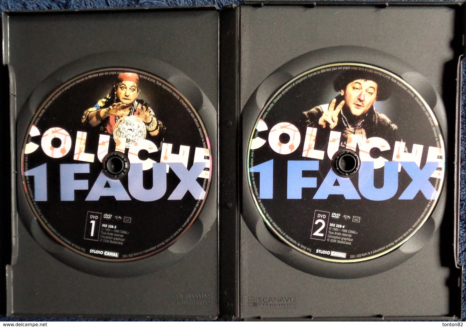 COLUCHE - 1 FAUX - ( 2 DVD ) . - Comédie