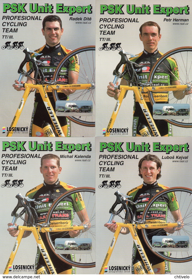 Cyclisme, 9 Cartes PSK Unit Espert 2000 - Radsport