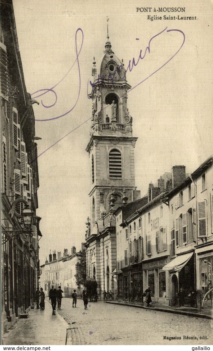 PONT A MOUSSON EGLISE SAINT LAURENT - Pont A Mousson