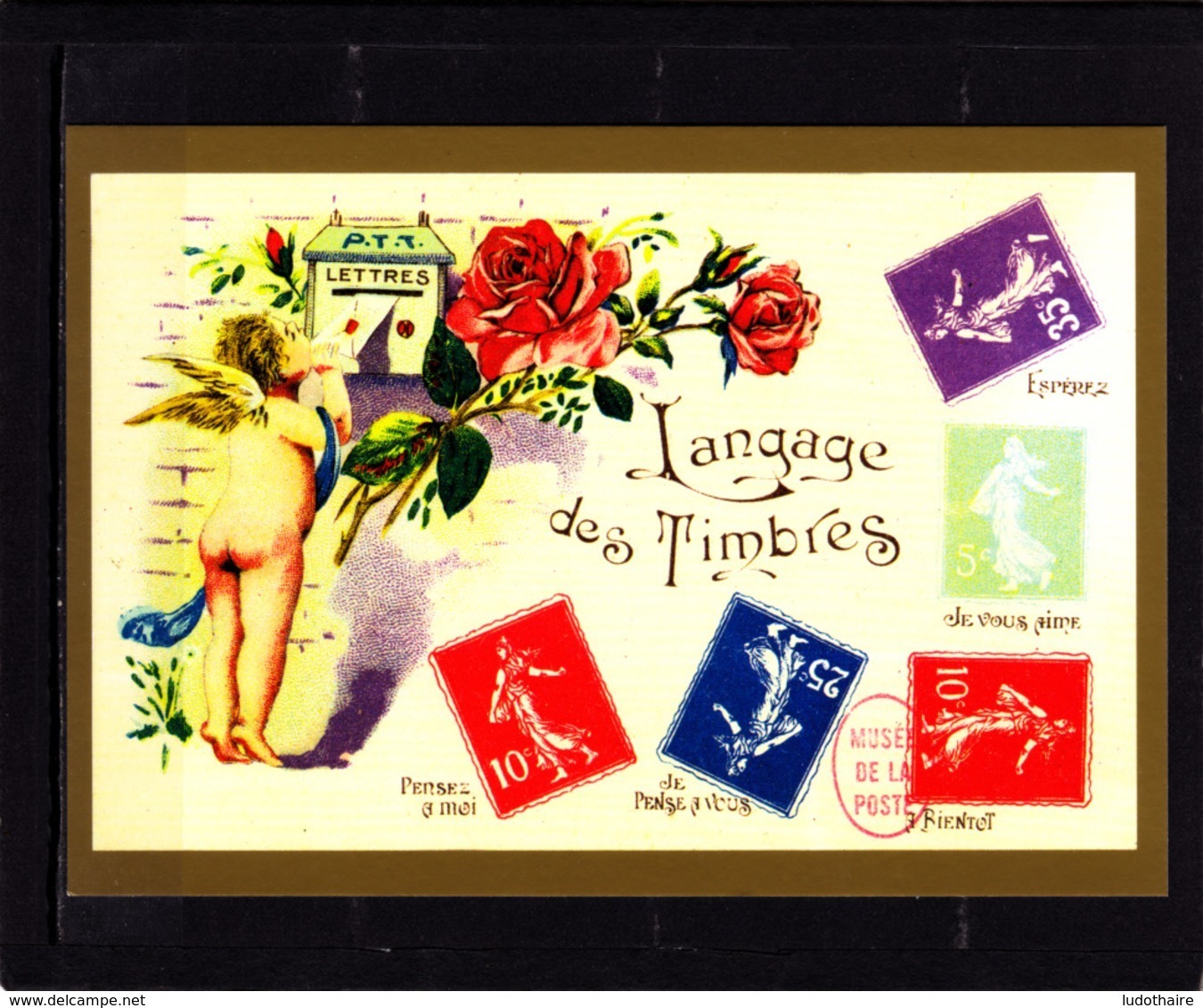 F 2020/ Lot 3 Entier PàP/ MonTimbraMoi International/CP Le Langage Des Timbres/Timbre Sur Timbre/Boite Aux Lettres/ - PAP: Sonstige (1995-...)