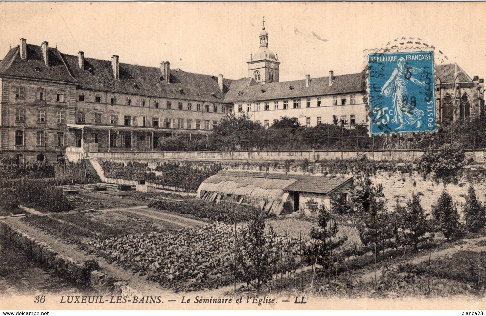 B64953 Cpa Luxeuil Les Bains - Le Séminaire Et L'Eglise - Luxeuil Les Bains