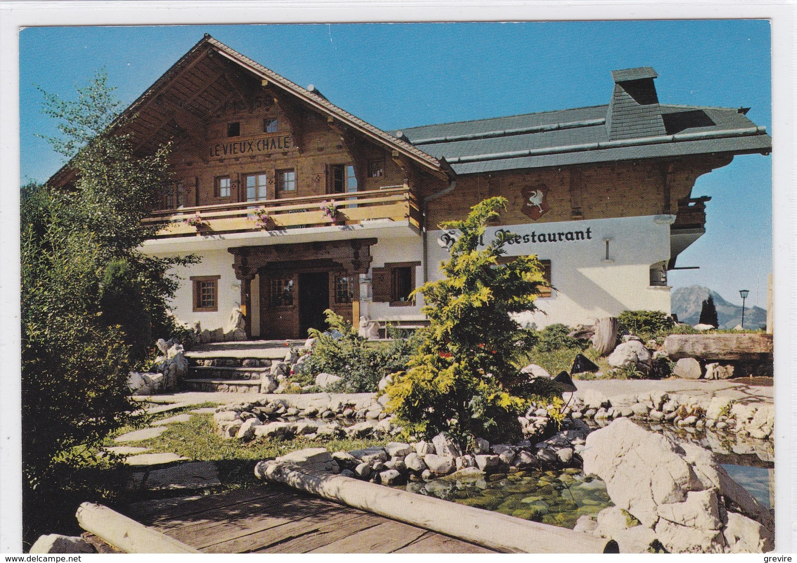 Crésuz, Le Vieux Chalet. Format 10 X 15 - Crésuz