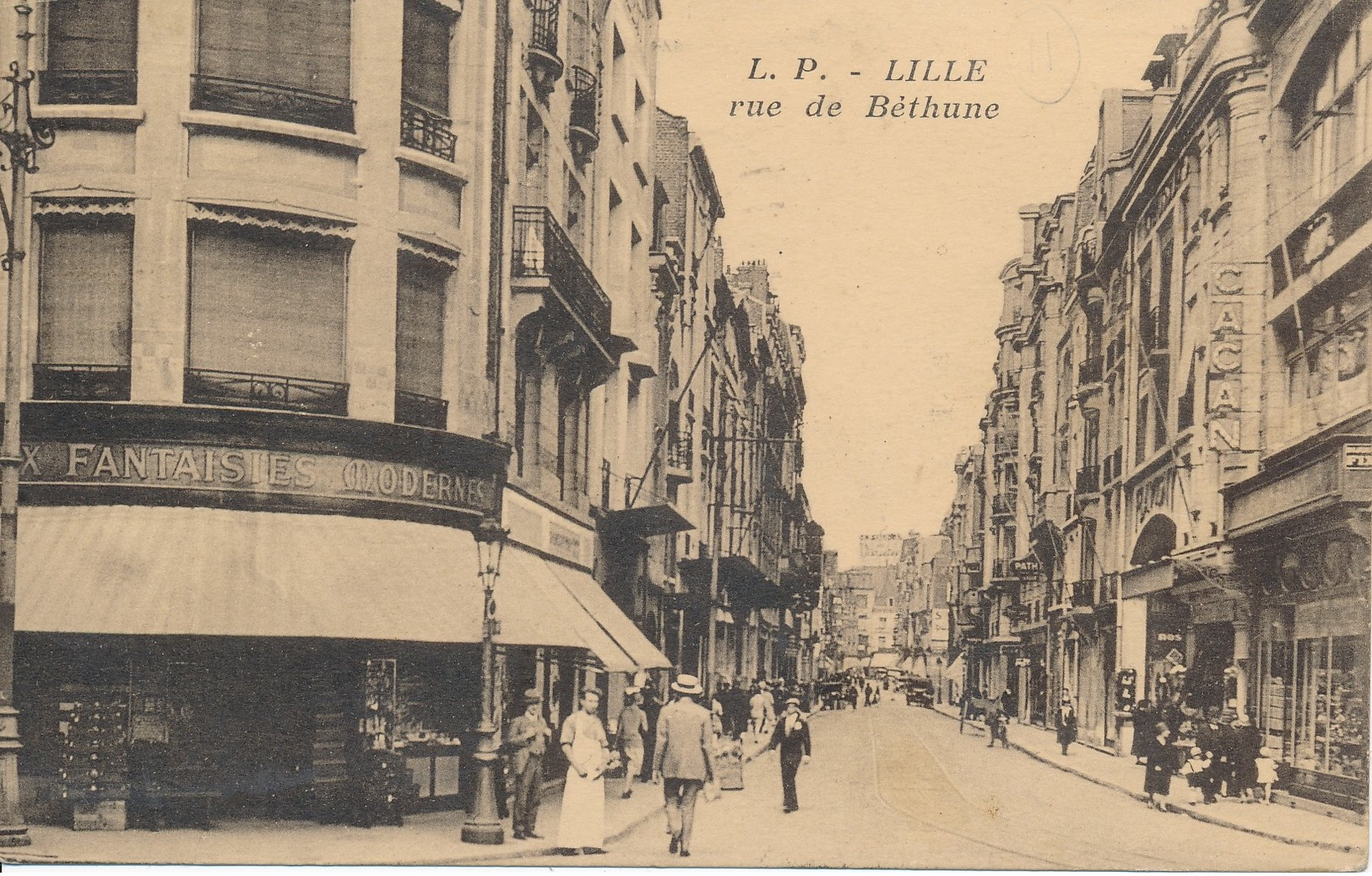 Lille LP Rue De Béthune 1930 TBE - Lille