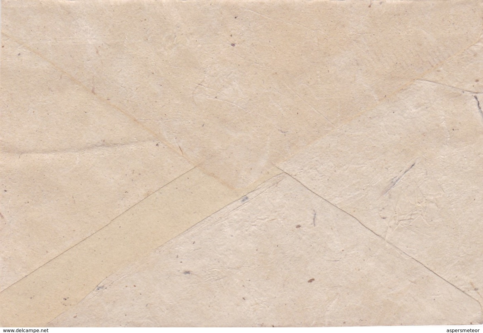 TIBET ENVELOPE, OLD LOCAL COVER, CIRCULATED -ILHU - Autres - Asie