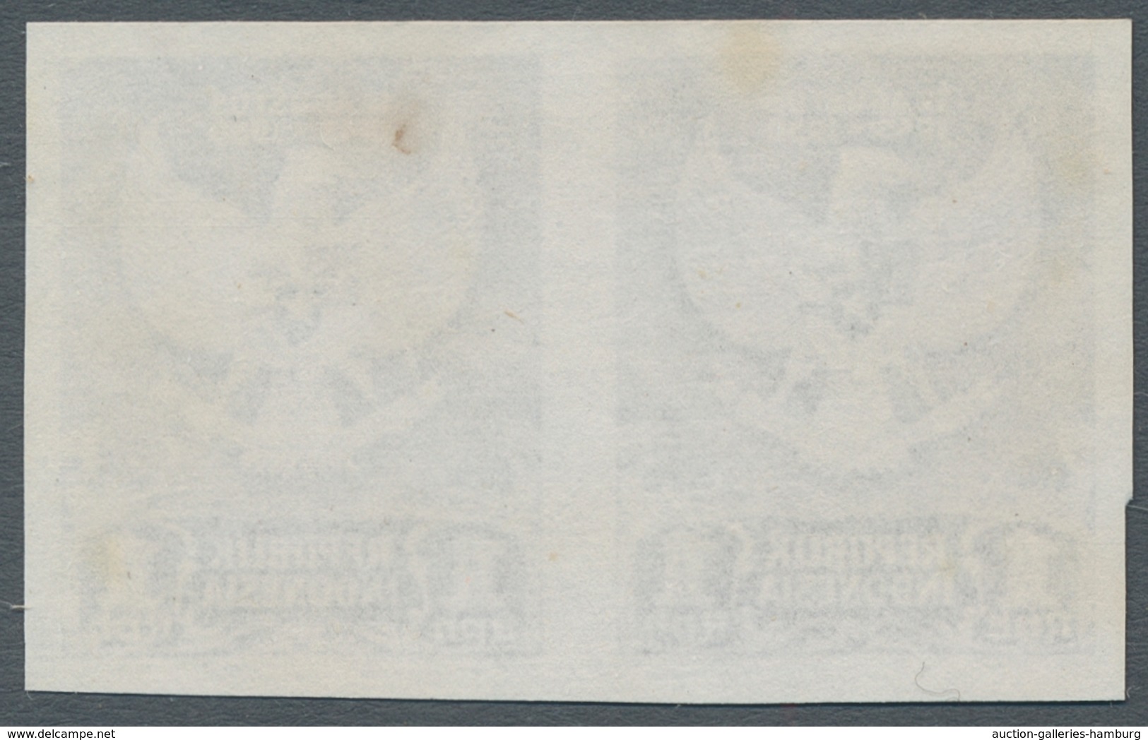 Indonesien: 1950, "5 Years Independence As Imperforated Proofs Without Gum", Unused Pairs In Perfect - Indonesia