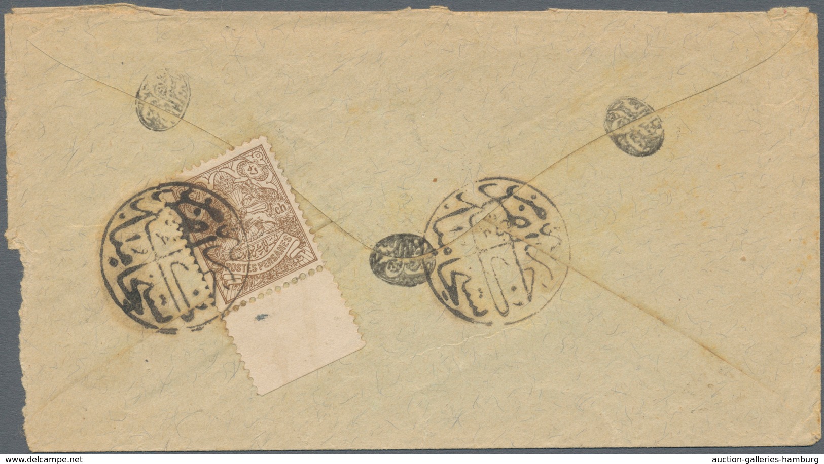 Iran: 1894/1904, Three Franked Domestic Letters Each With Single Franking On Reverse As There Are 5 - Iran