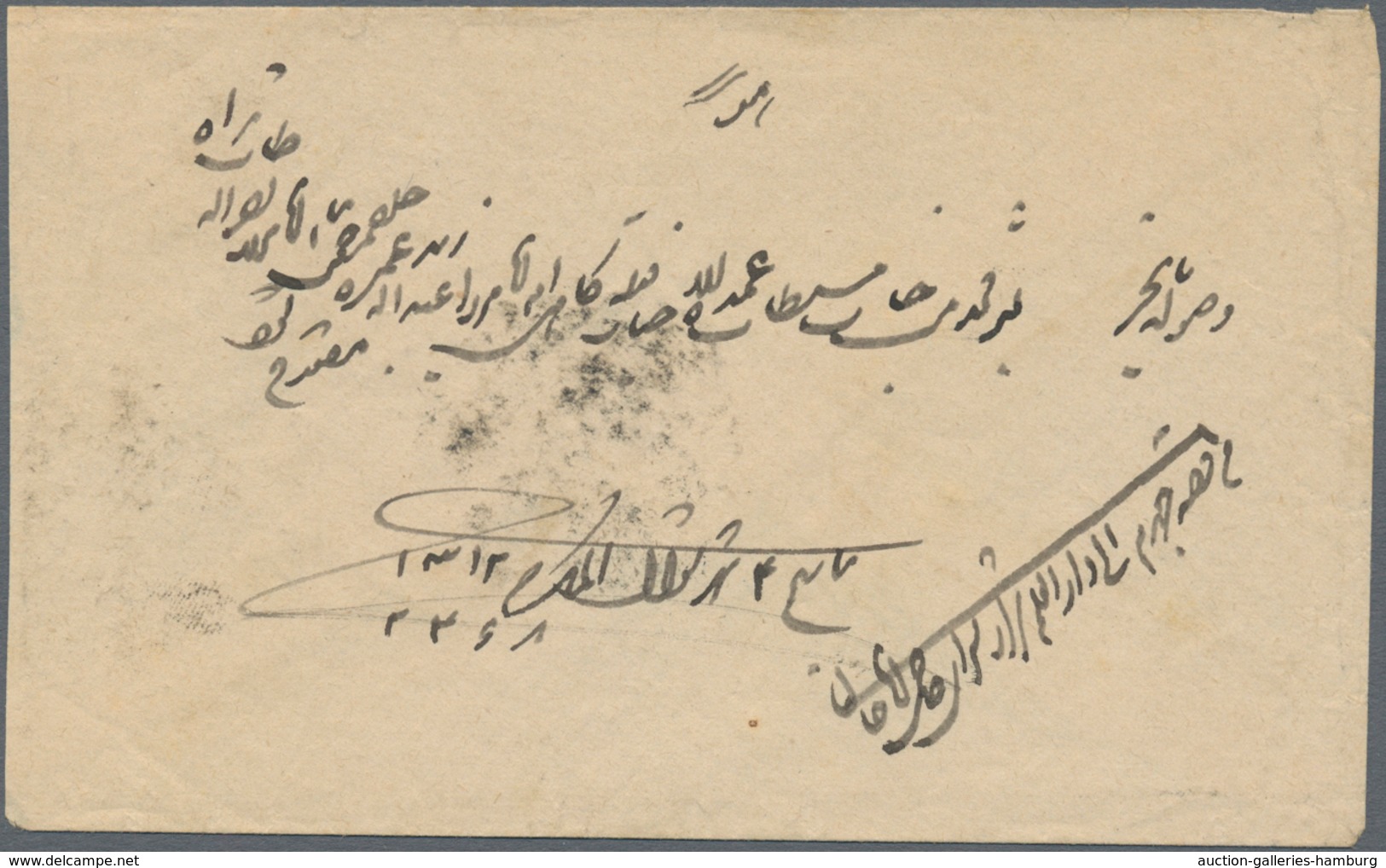 Iran: 1894/1904, Three Franked Domestic Letters Each With Single Franking On Reverse As There Are 5 - Irán