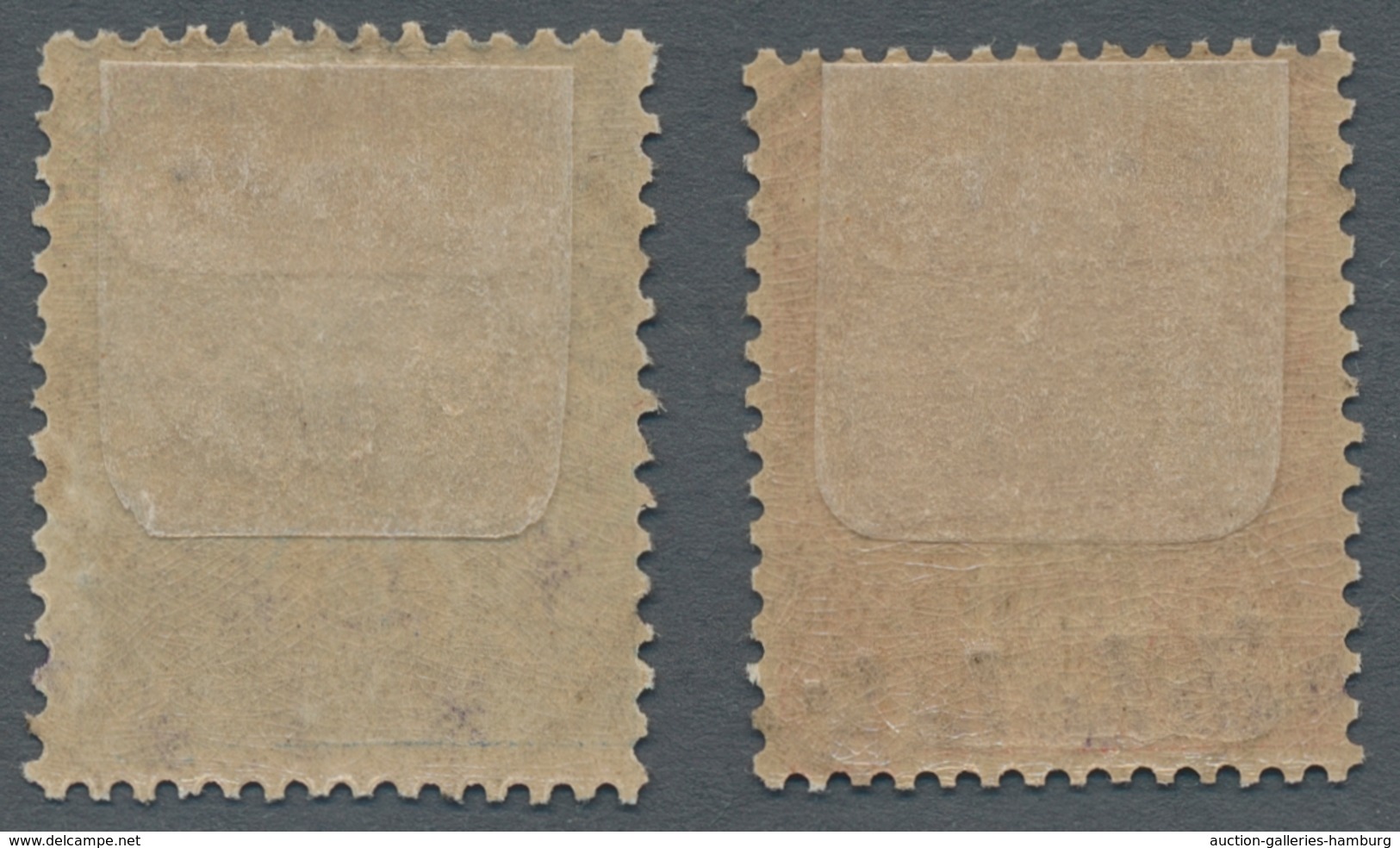 Äthiopien: 1907, "½ And 1 G.-Dagmavi Imprint Inverted Or With Double Value Numeral", Cleanly Stamped - Ethiopia