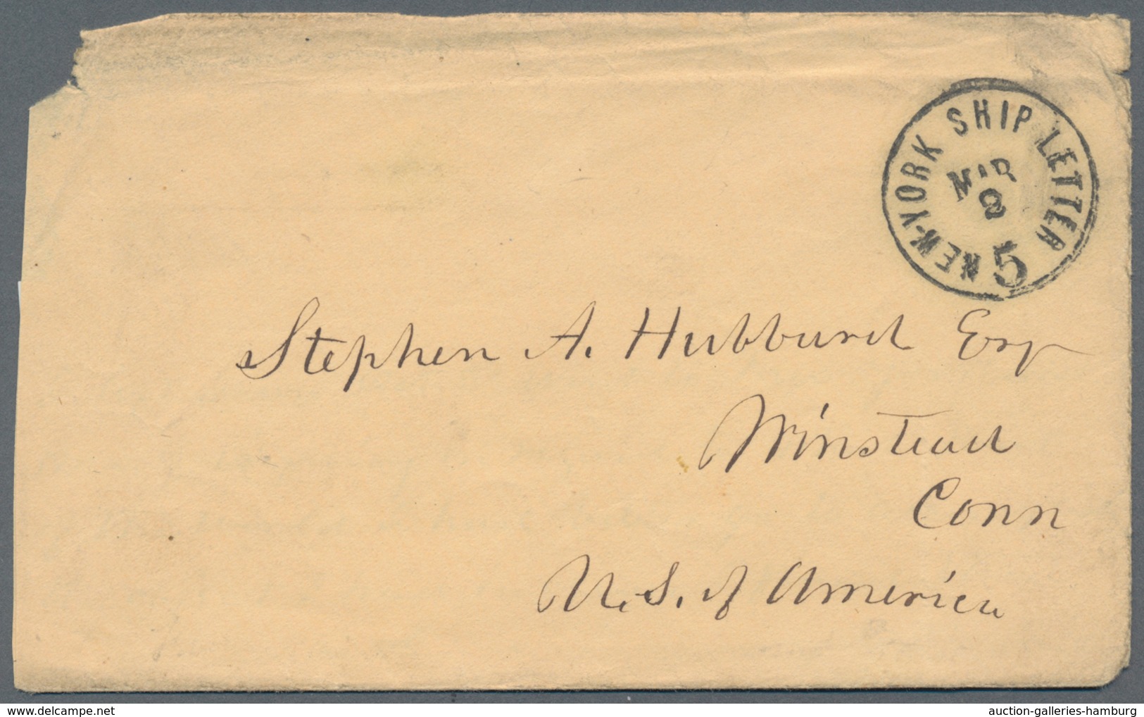 Liberia: 1854, Envelope (faults) And Part Of Letter Dated "Monrovia, Africa, Dec 19 1854" Addressed - Liberia