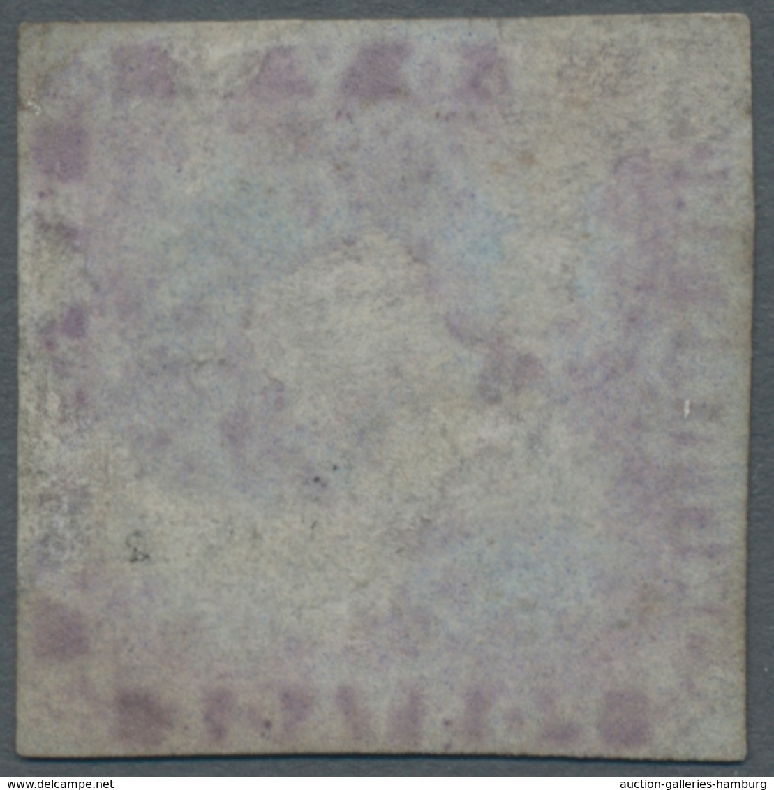 Neuschottland: 1851, 1 Shilling Mattviolett, Bei Stanley Gibbons "cold Violet"(SG No. 7), Repariert, - Cartas & Documentos