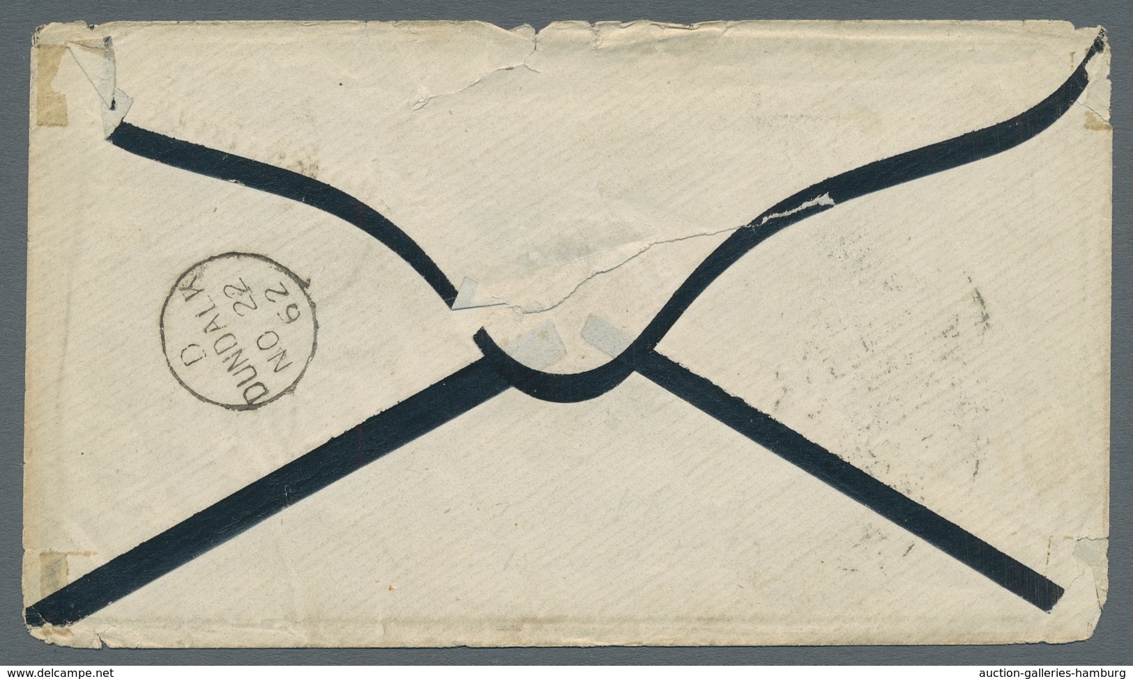 Vereinigte Staaten Von Amerika - Transatlantik-Mail: 1862-1870, Drei Briefe Aus Großbritannien In Di - Other & Unclassified