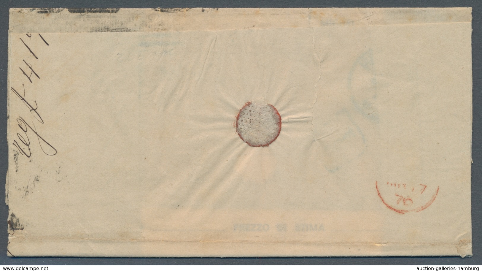 Großbritannien: 1867, 3 Pence Rose, Two Horizontal Pairs On A Letter From Manchester (four Times Sta - Other & Unclassified