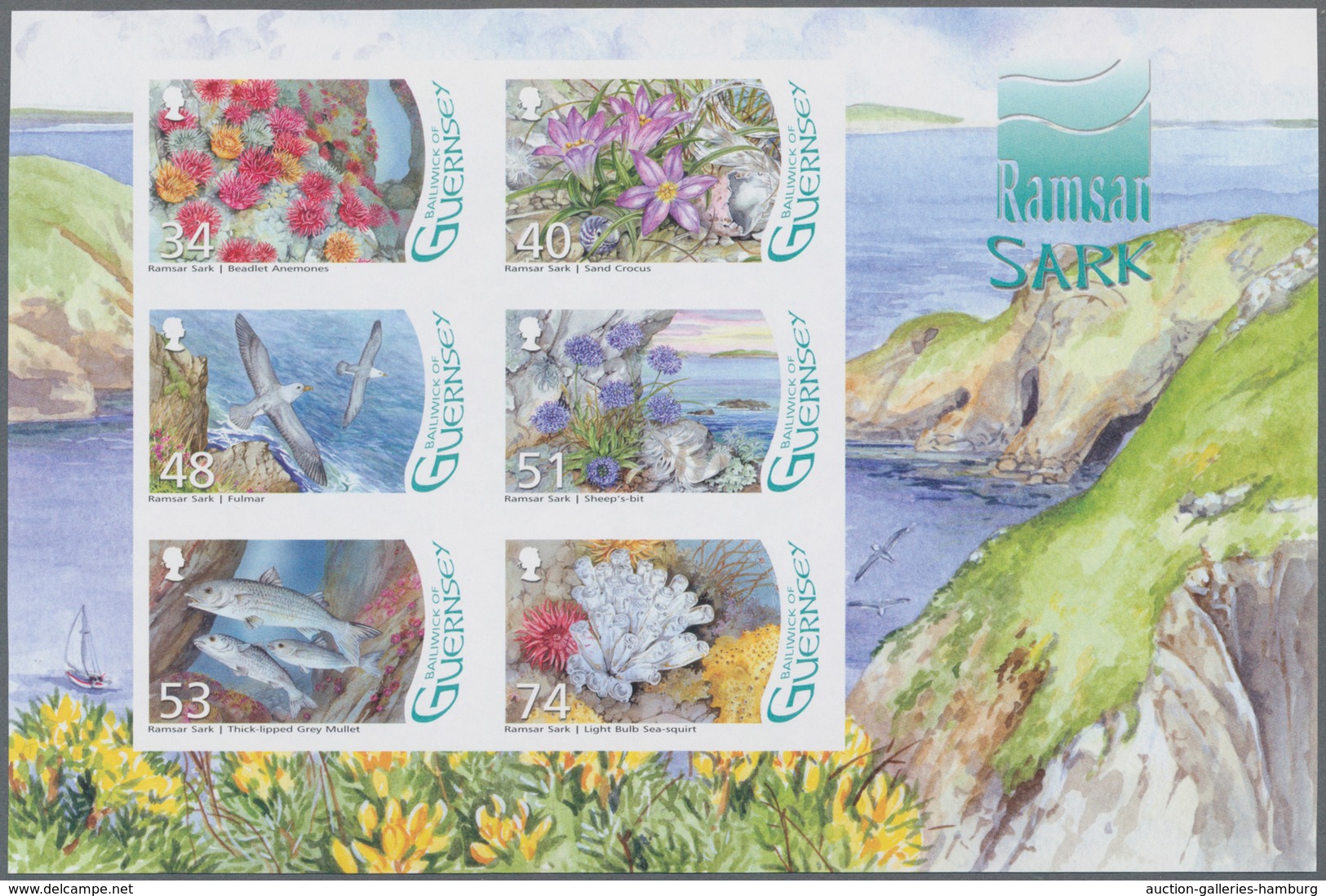 Großbritannien - Guernsey: 2008. IMPERFORATE Souvenir Sheet For The Issue "International Convention - Guernsey