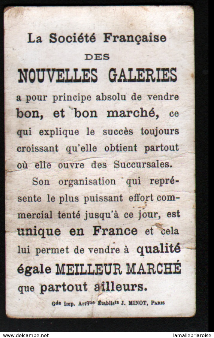 Chromo Nouvelles Galeries, Louis XIV A Versailles, Constatant Que Son Carosse N'arrivait Qu' A L'heure Precise, 1700 - Autres & Non Classés