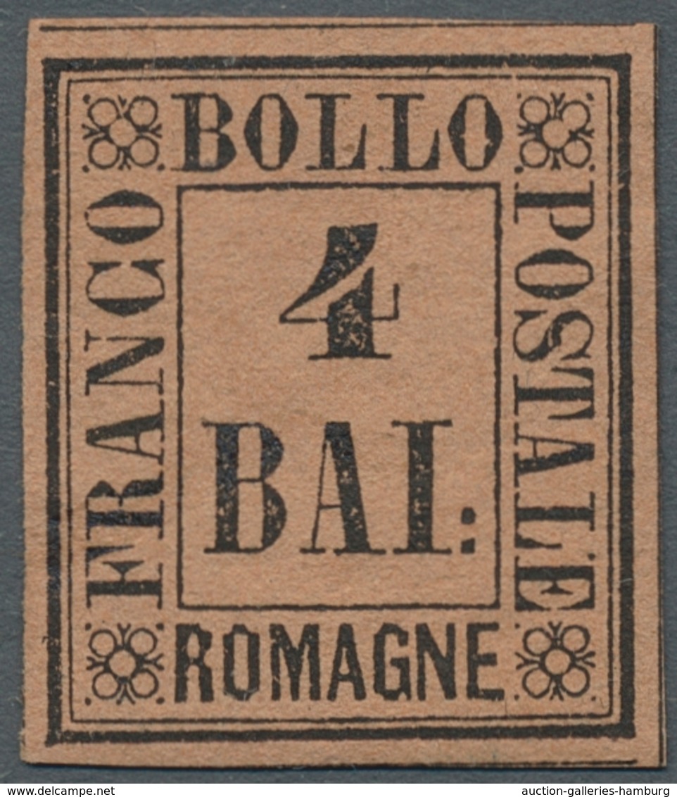 Italien - Altitalienische Staaten: Romagna: 1859, Das Gebiet Weit überkomplett Und Zu Großen Teilen - Romagna