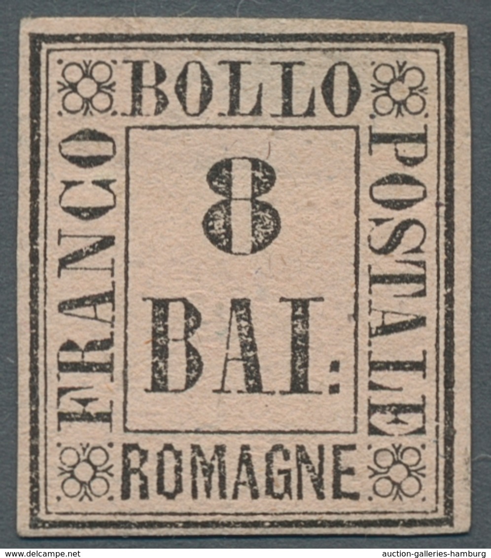 Italien - Altitalienische Staaten: Romagna: 1859, das Gebiet weit überkomplett und zu großen Teilen