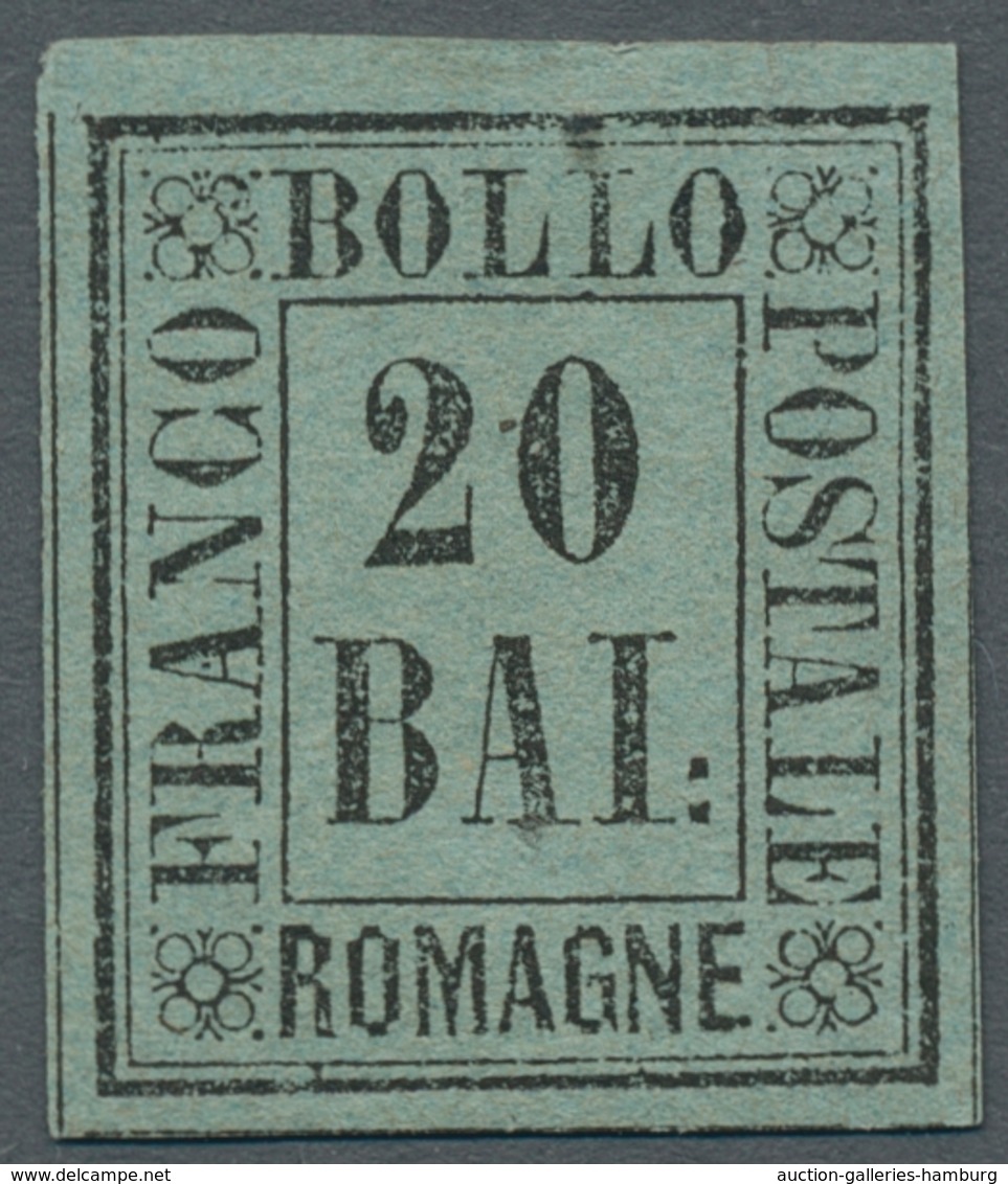 Italien - Altitalienische Staaten: Romagna: 1859, das Gebiet weit überkomplett und zu großen Teilen