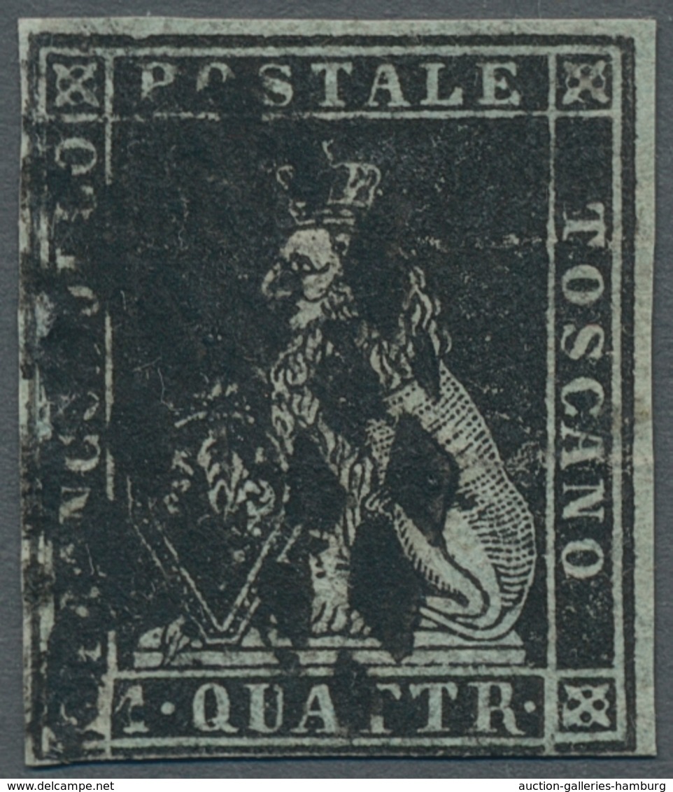 Italien - Altitalienische Staaten: Toscana: 1851-60, beeindruckende überkomplette Sammlung des Gebie