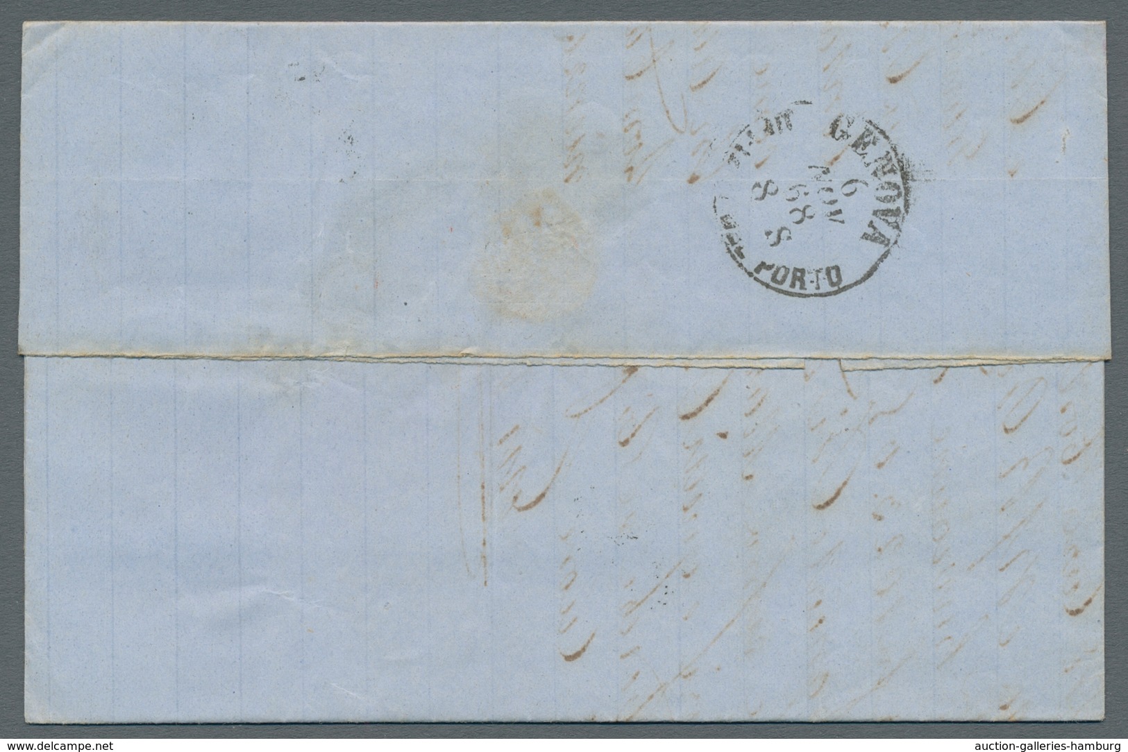 Italien: 1867-1869, Engroslot Von Fünfzehn Briefen, Jeweils Frankiert Mit Zweimal Italien 20 Cent. ( - Marcofilía