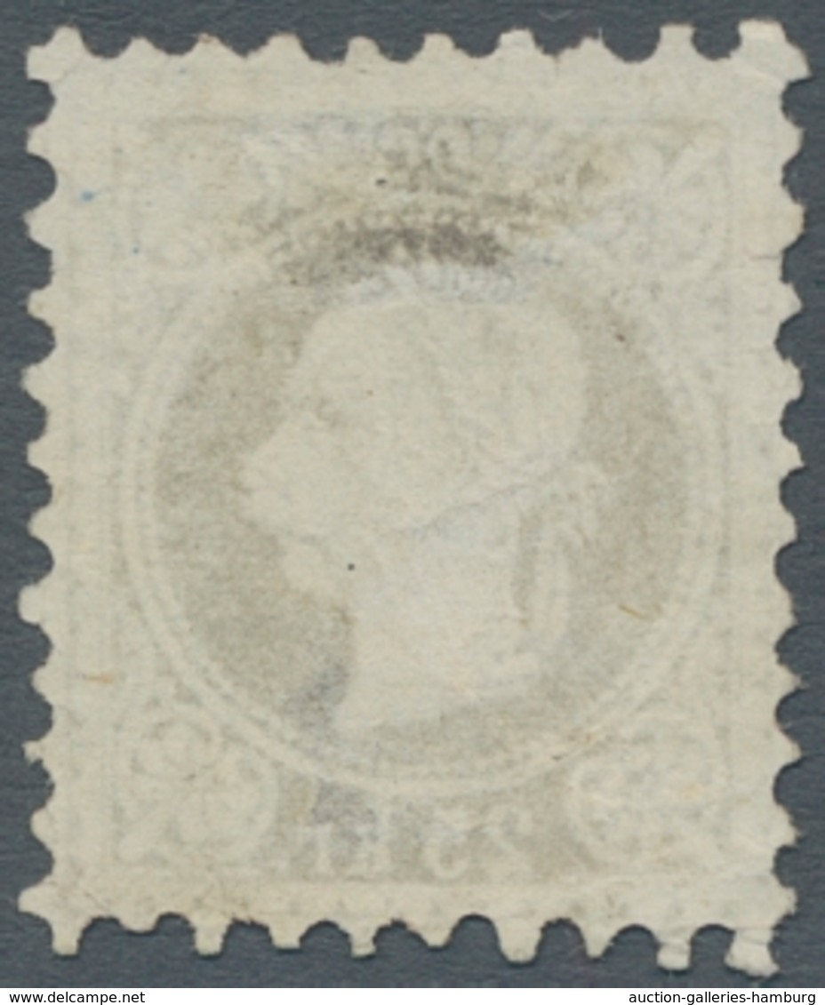 Liechtenstein - Vor- Und Mitläufer: 1867, "25 Kr. Lilagrau", Farbfrischer Wert Mit Fingerhutstempel - ...-1912 Prephilately