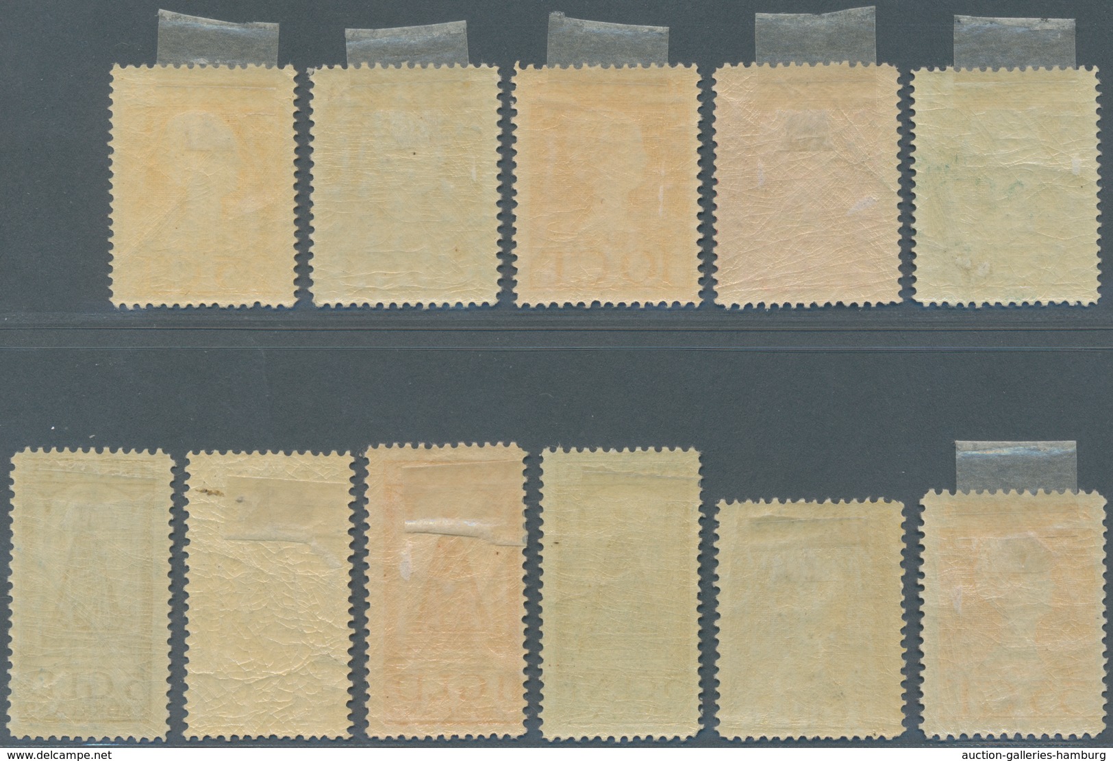 Niederlande: 1923, 2 C - 5 Gulden Complete Unused, Mi 600.- - Used Stamps