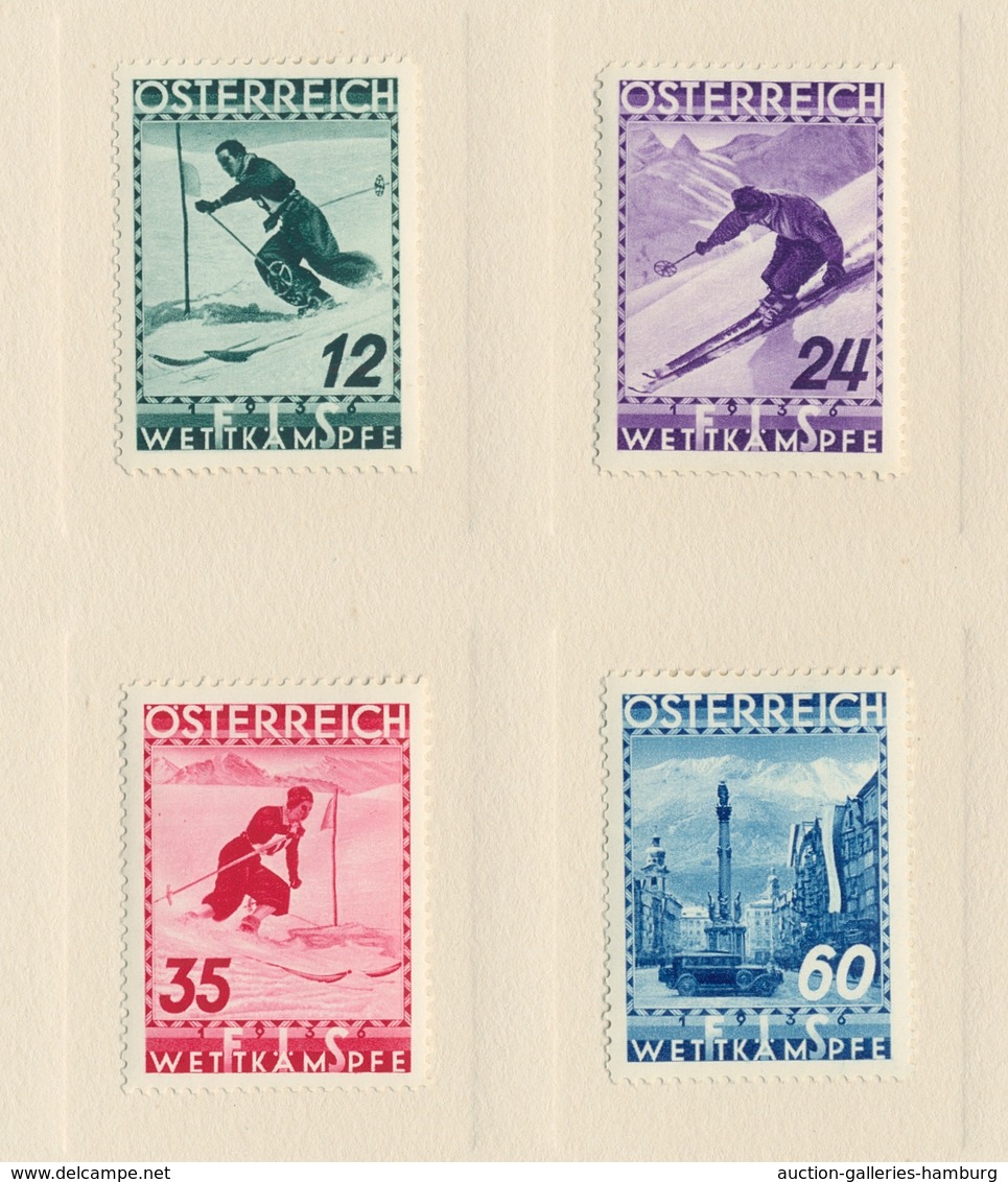 Österreich: 1936, "FIS II", Offizielles Sonderheft Mit Kordellbindung Und Der Ausgabe Mit Falz Befes - Covers & Documents