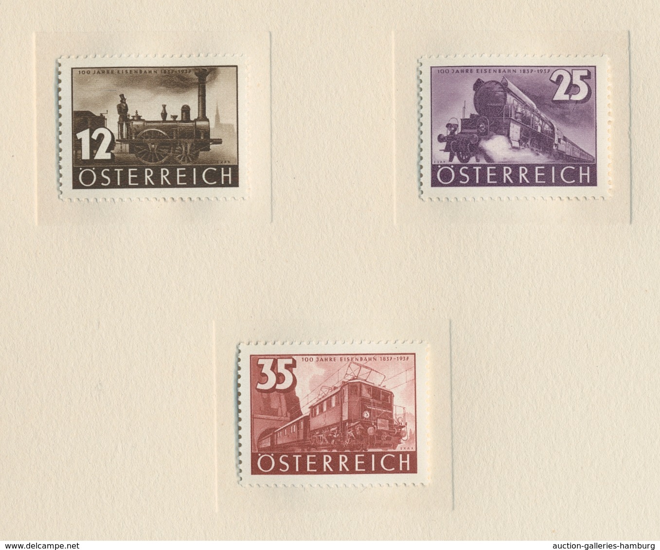 Österreich: 1937, "100 Jahre österr. Eisenbahn", Offizielles Sonderheft Mit Kordellbindung Und Der A - Cartas & Documentos