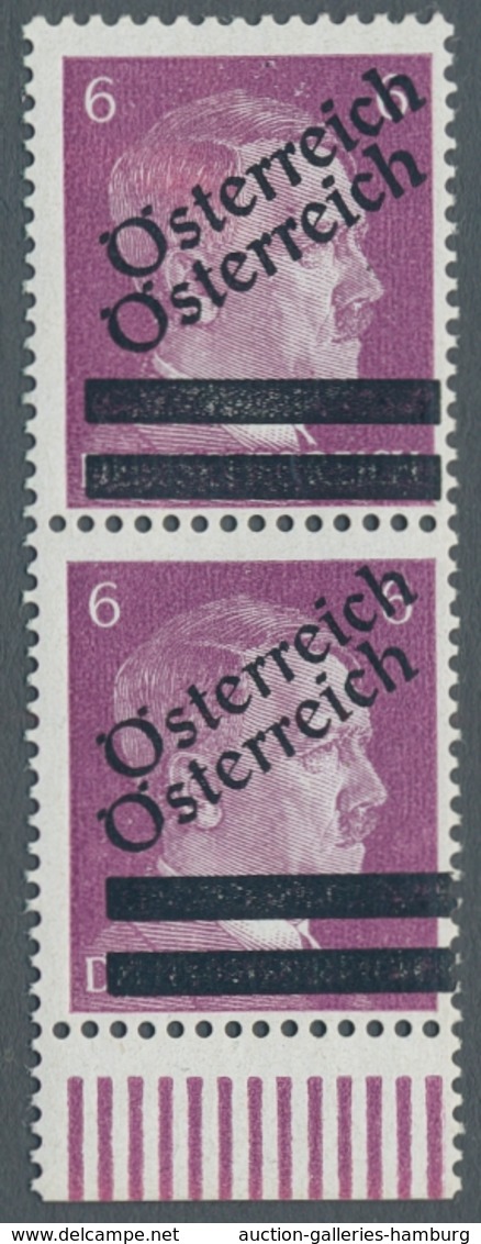 Österreich: 1945, "Wiener Ausgabe Mit Kopfstehendem Aufdruck", Postfrischer Satz In Tadelloser Erhal - Cartas & Documentos