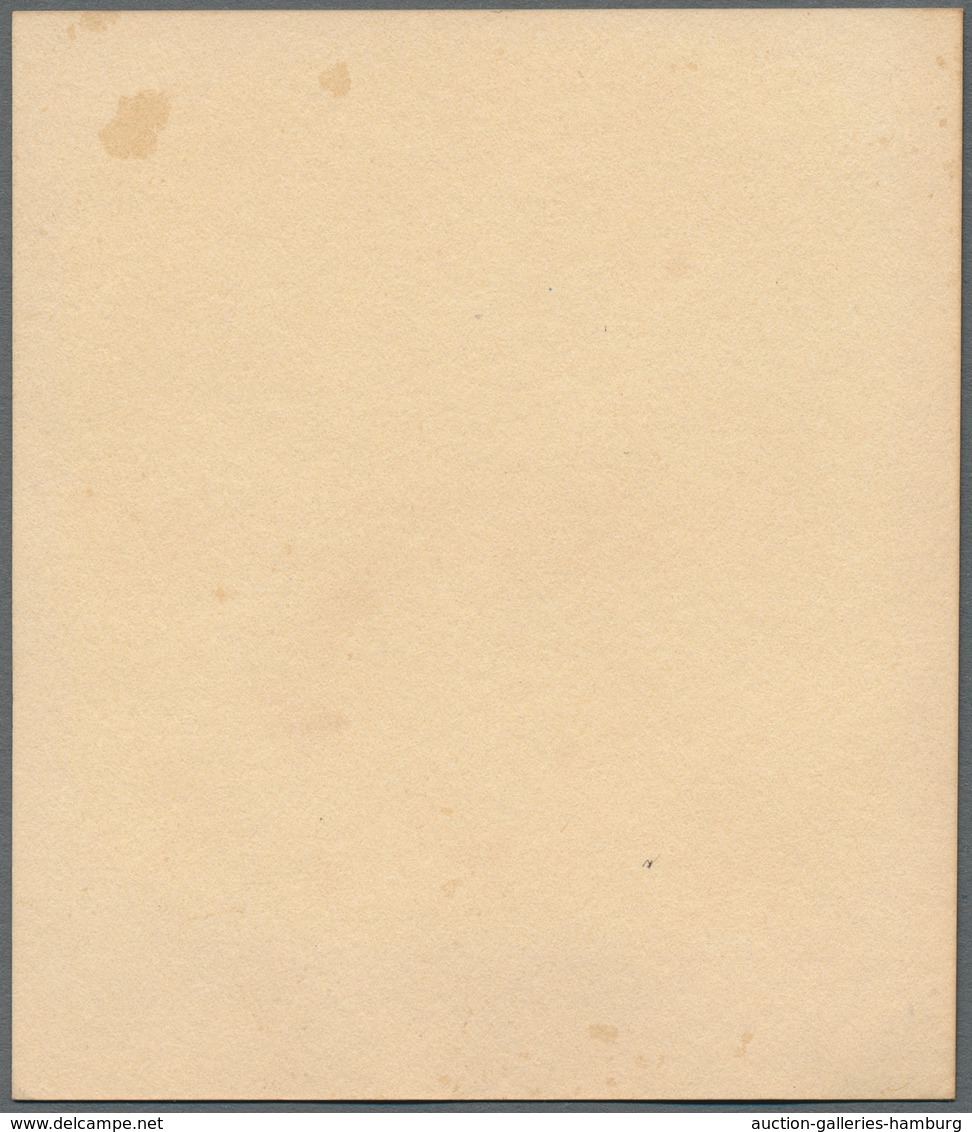 Sowjetunion: 1931, "20 Cop. Black As Proof", Single Print On Cardboard Paper Without Gum, Handwritte - Unused Stamps