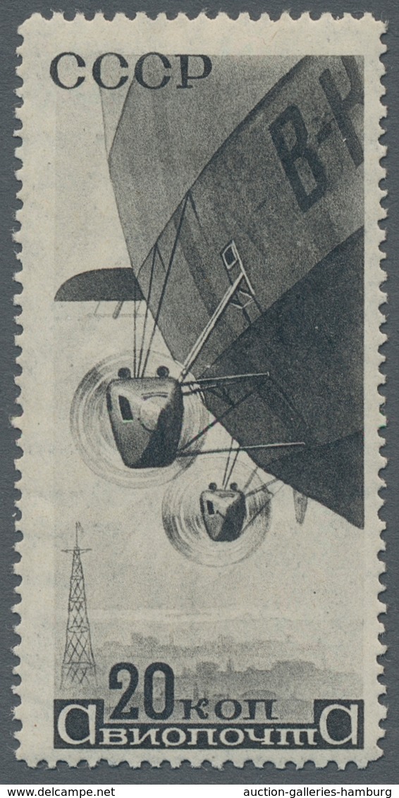 Sowjetunion: 1934, "airships", MNH Set In Perfect Condition, Zagorsky Catalogue No. 376-80, Rbl. 61. - Unused Stamps