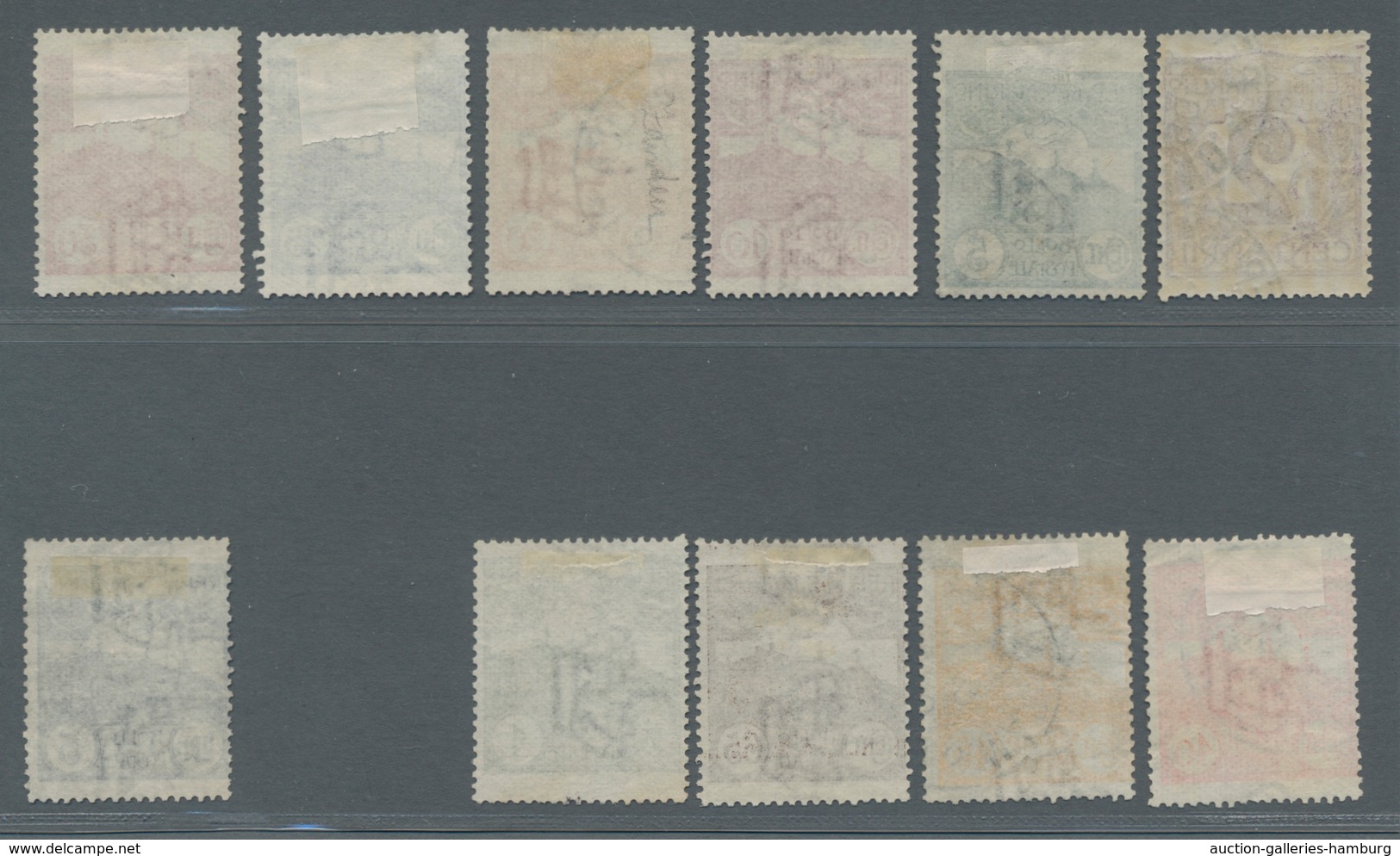 San Marino: 1903, Definitives, Complete Set In Very Fine Quality (40 Cent A Few Wrinkles On Top), Es - Usados