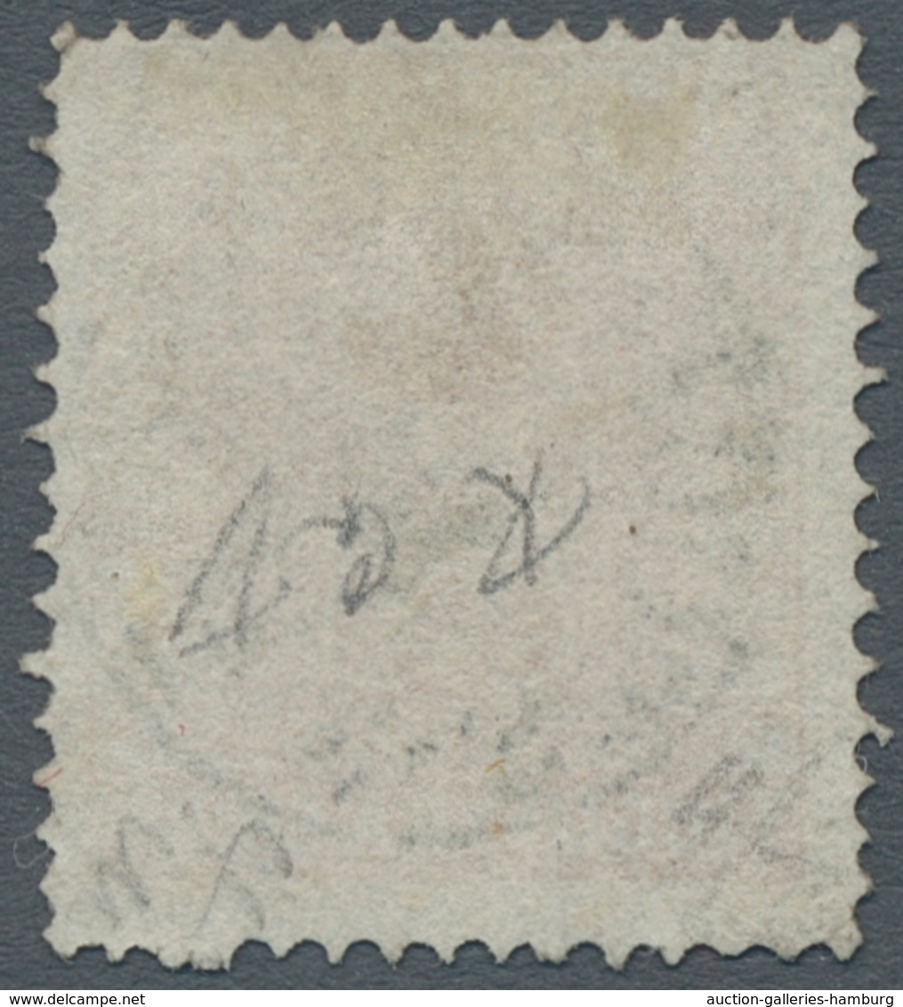 Schweden: 1855, "24 Sk. Matt Red", Central STOCKHOLM 18 11 1857 Stamped Value With Delicate Corner M - Usados