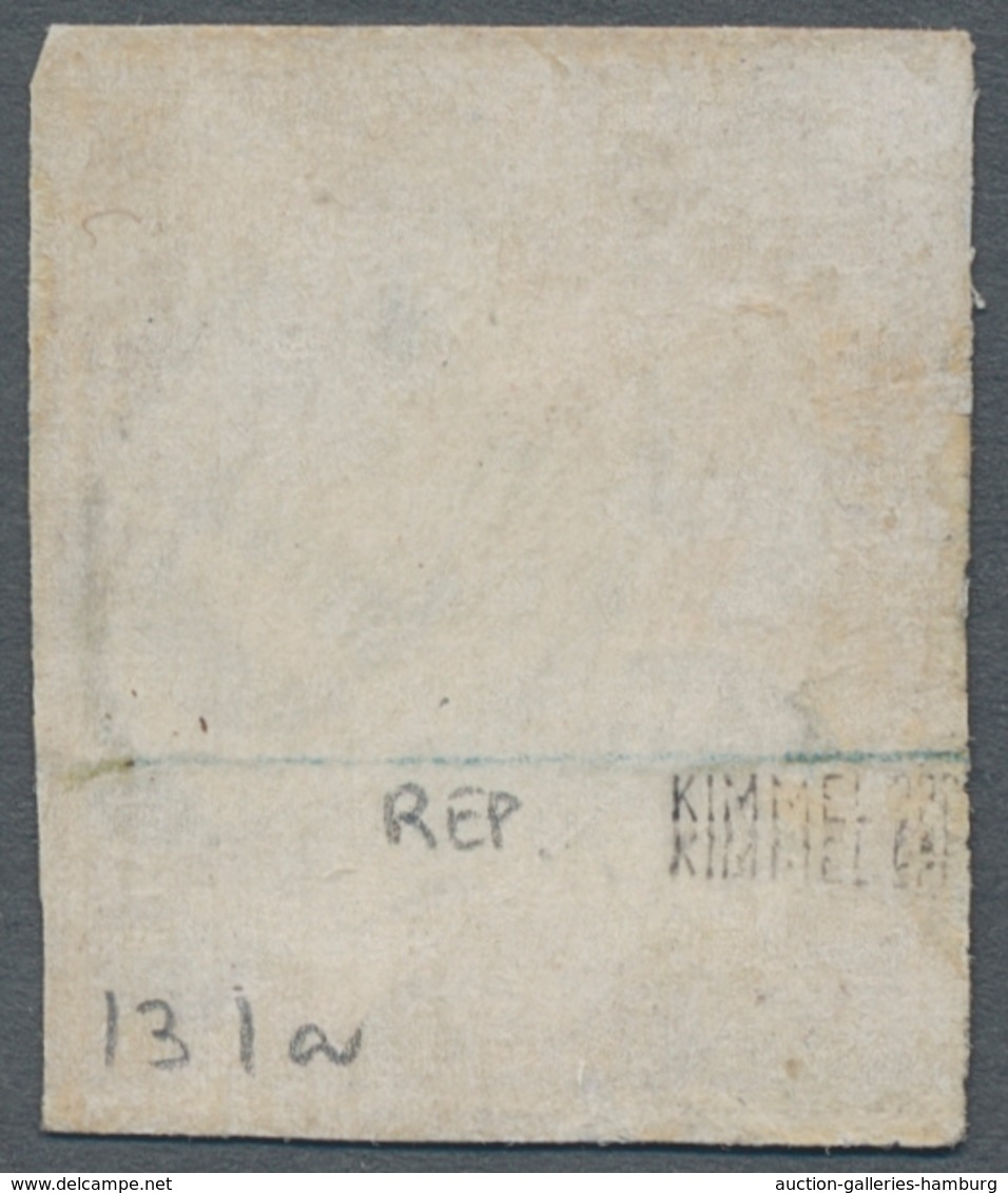 Schweiz: 1854, "5 Rp. Rotbraun, 1. Auflage", Farbfrischer Wert Mit Klarem Ovalstempel PD, Teils Etwa - Usados