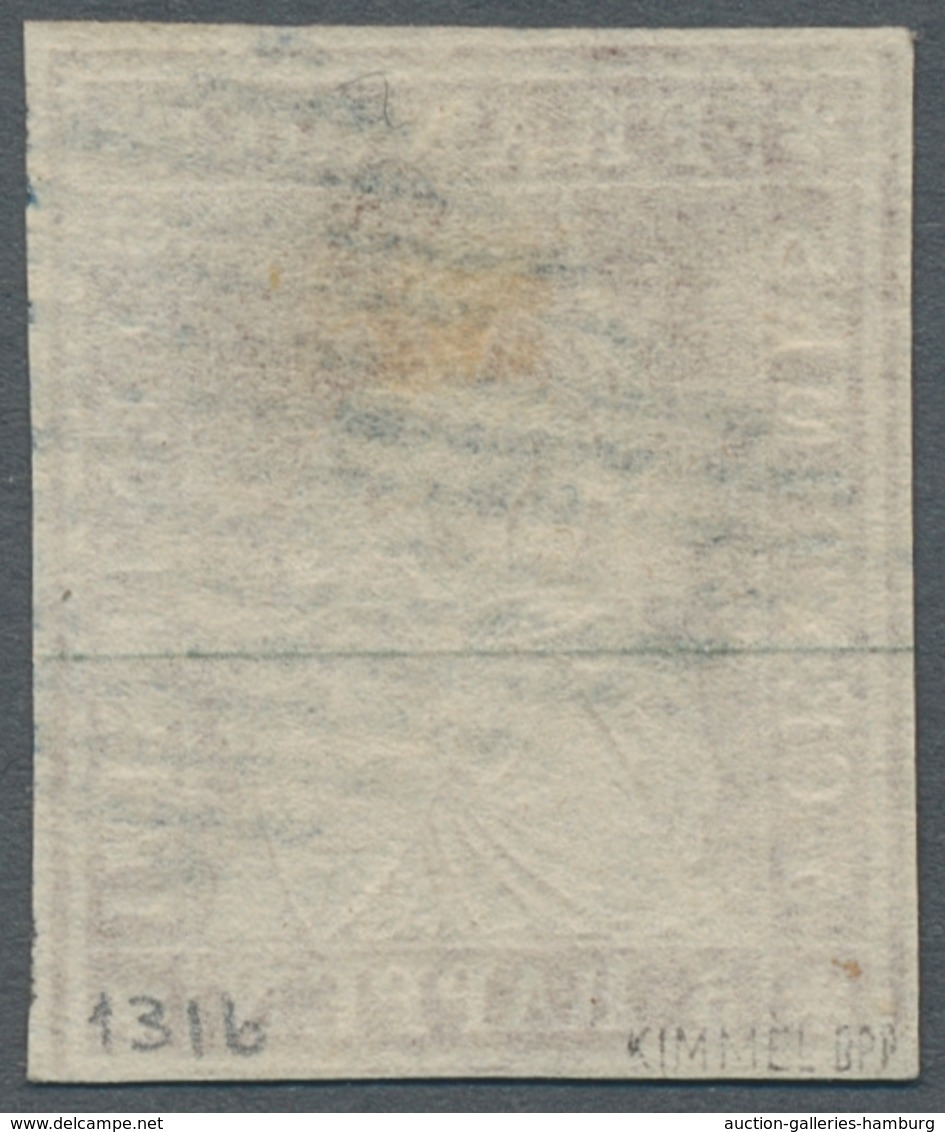 Schweiz: 1854, "5 Rp. Braun, Münchner Druck, 3. Periode", Farbfrischer Wert Mit Klarer Raute Und All - Used Stamps