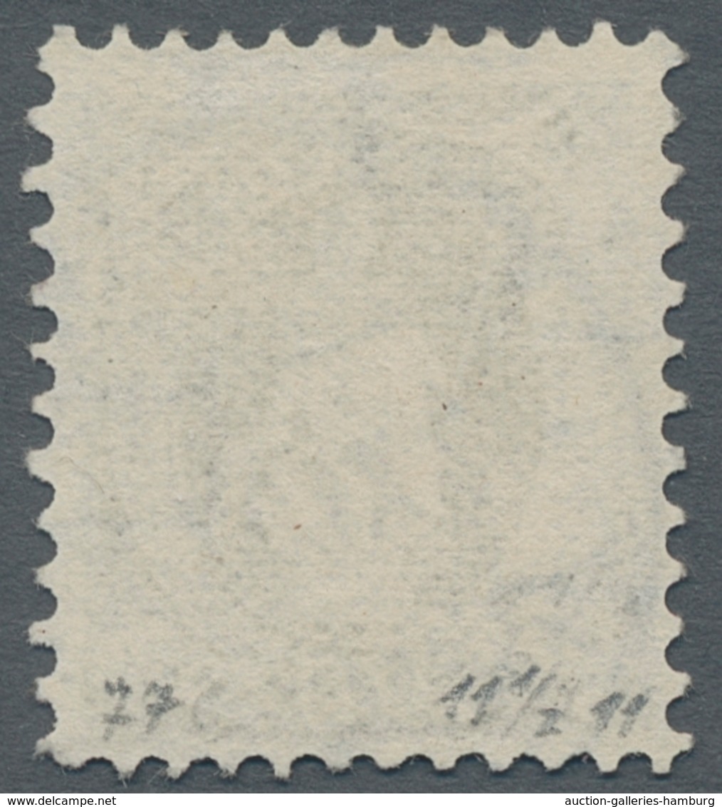Schweiz: 1907, "40 Rp. Grau Mit Zähnung C", Farbfrischer Wert Mit Klarem TÜRICH 12.XI.07 Und Hervorr - Used Stamps
