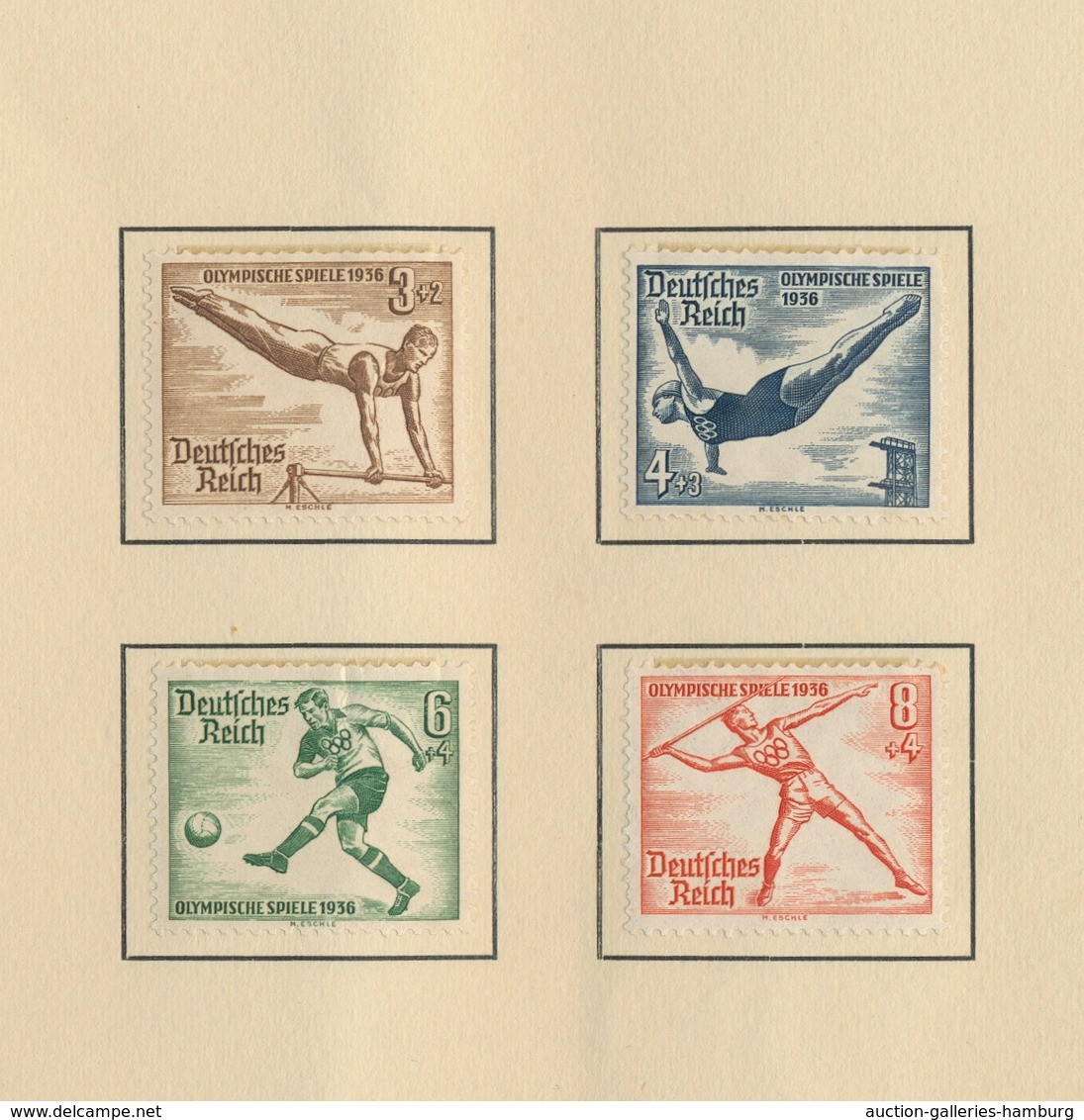 Thematik: Olympische Spiele / Olympic Games: 1936, Offizielles Geschenkheft Mit Kordellbindung Der D - Other & Unclassified