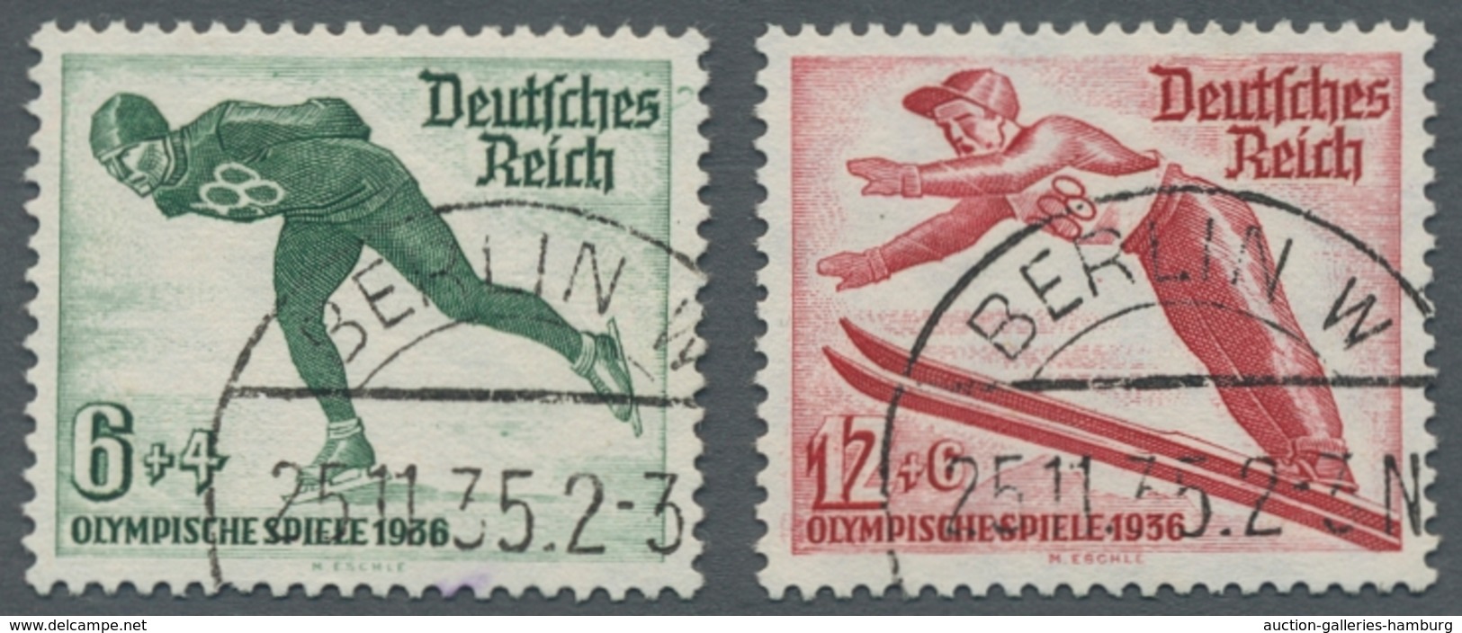 Thematik: Olympische Spiele / Olympic Games: 1936 - Garmisch-Partenkirchen, Kompletter Satz Mi. 600- - Other & Unclassified