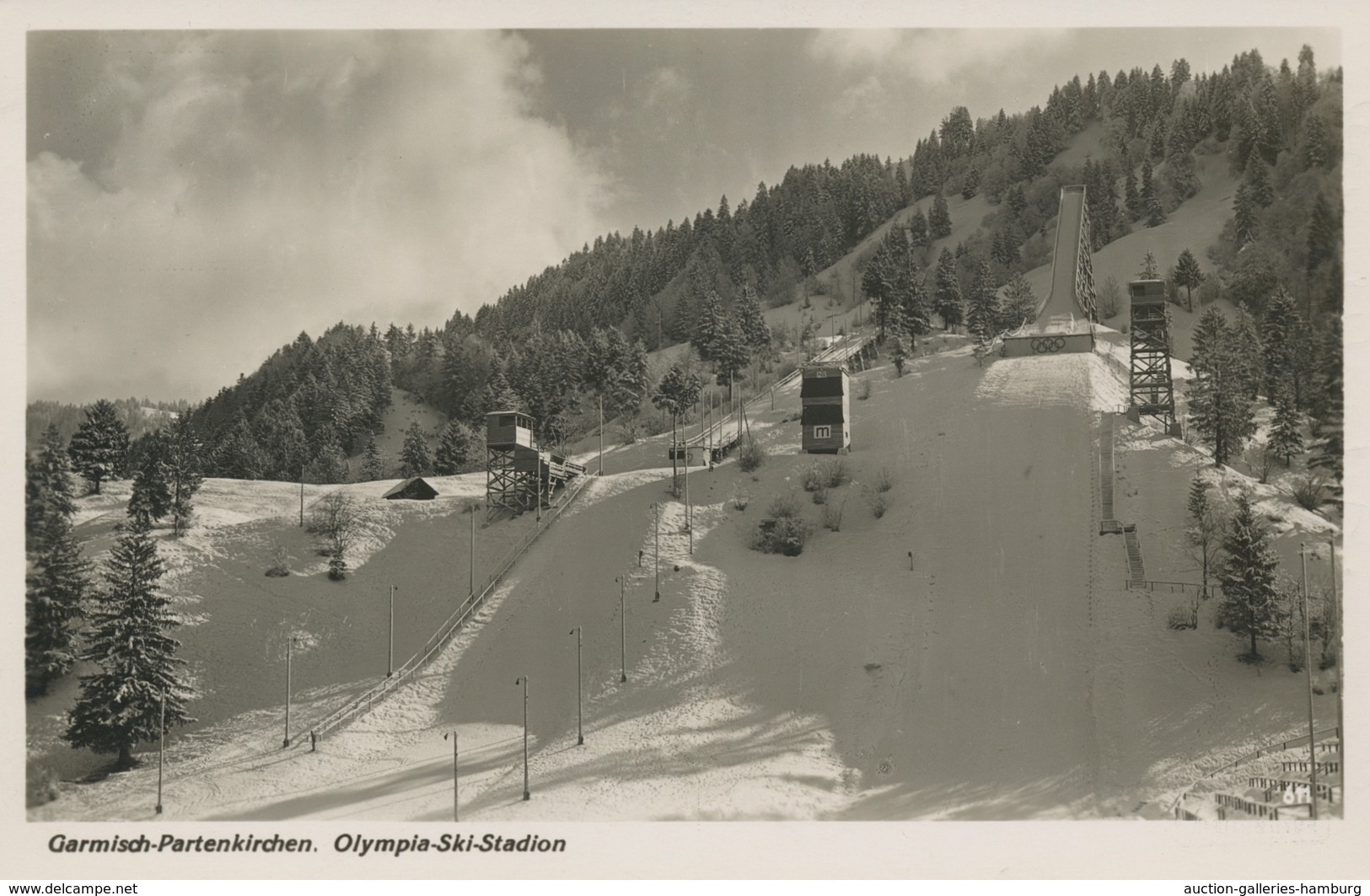 Thematik: Olympische Spiele / Olympic Games: 1936 - Garmisch-Partenkirchen, Neun S/w-AK In Sehr Gute - Otros & Sin Clasificación