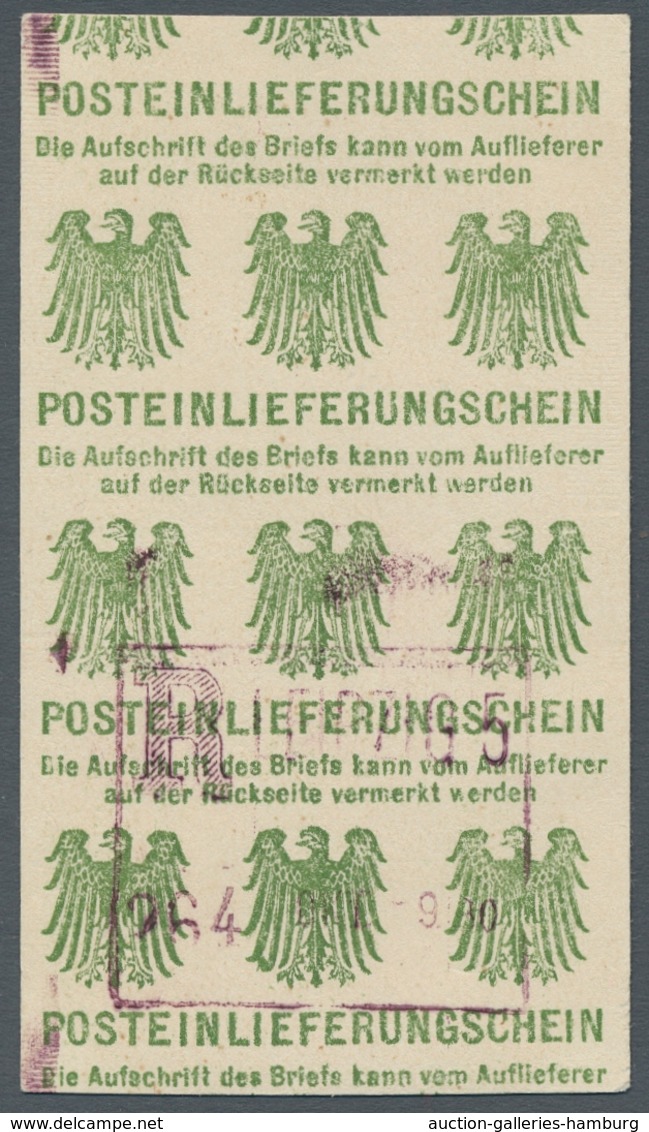 Thematik: Postautomation / Postal Mecanization: DEUTSCHES REICH 1930, "R LEIPZIG 5 / 264 9. OKT. 193 - Post