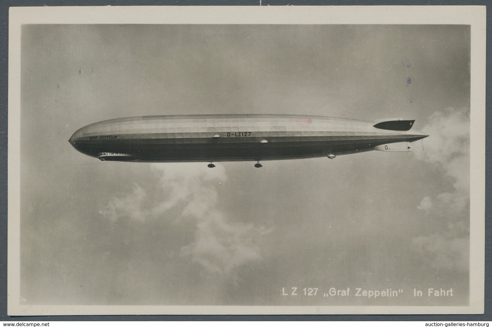 Zeppelinpost Deutschland: 1929 - Werkstättenfahrt/Abgabe Friedrichshafen, Foto-AK Mit Bestätigungsst - Correo Aéreo & Zeppelin