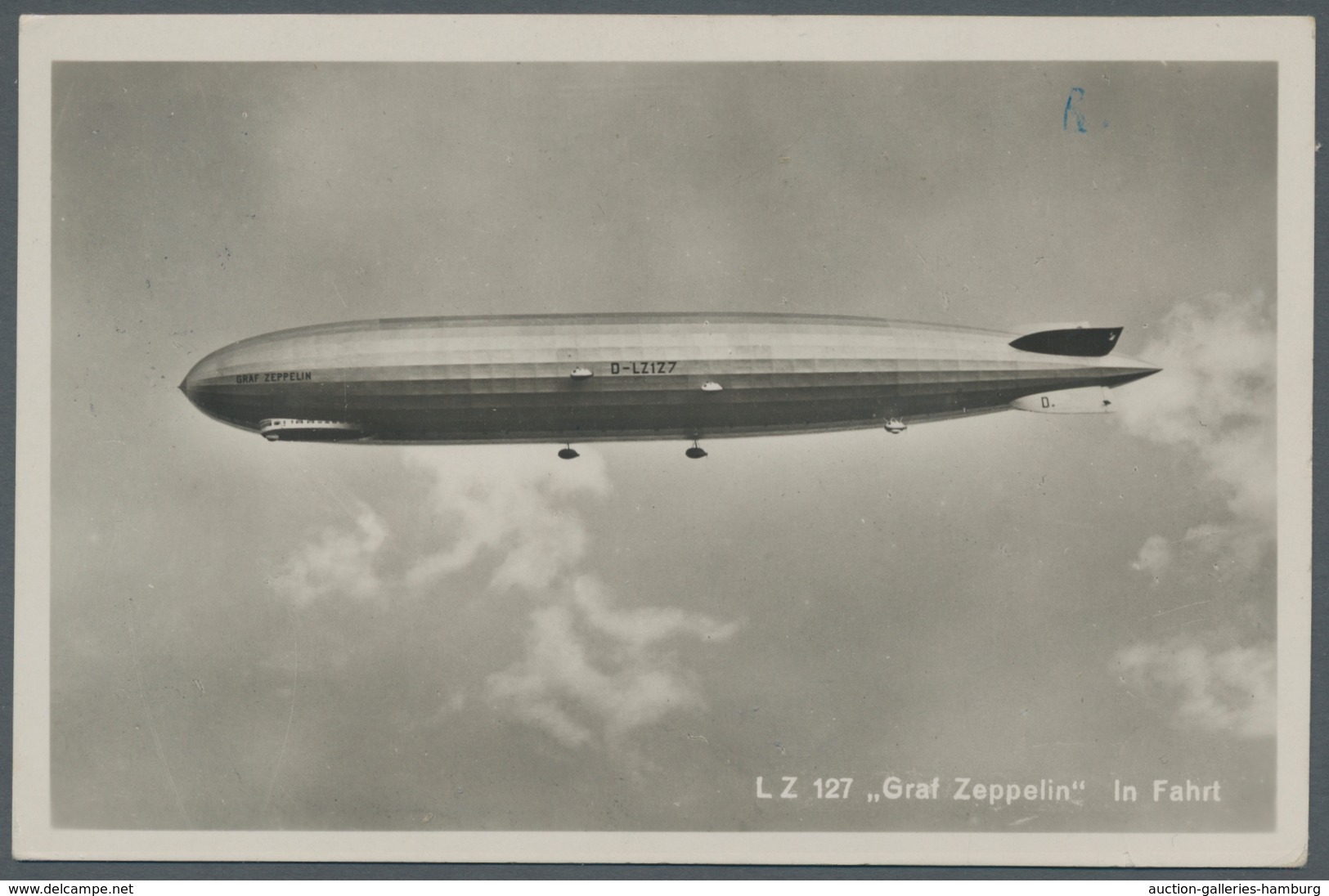 Zeppelinpost Deutschland: 1928, Schweizfahrt, Bordpost, Hindenburg 50 Pf. Braun (neues Porto) Als Ef - Airmail & Zeppelin