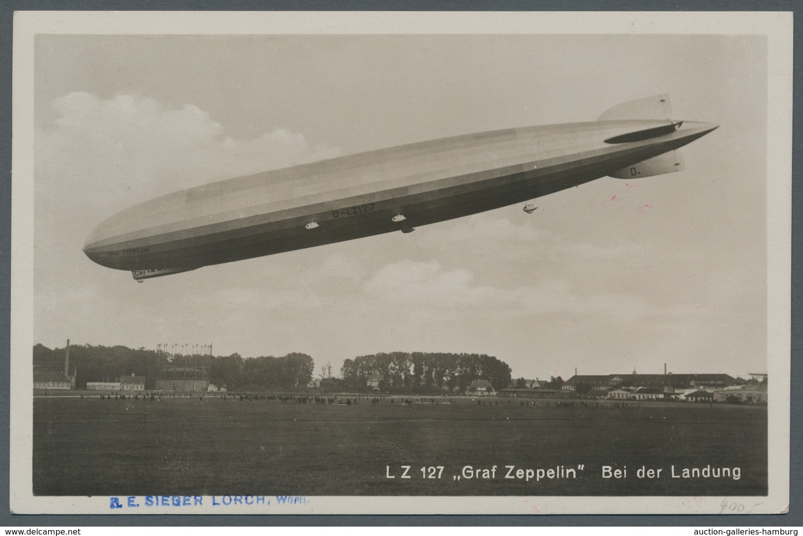 Zeppelinpost Deutschland: 1931-Polarfahrt Bordpost (27.7.31) Bis "Malygin" Mit Entsprechendem Sonder - Correo Aéreo & Zeppelin