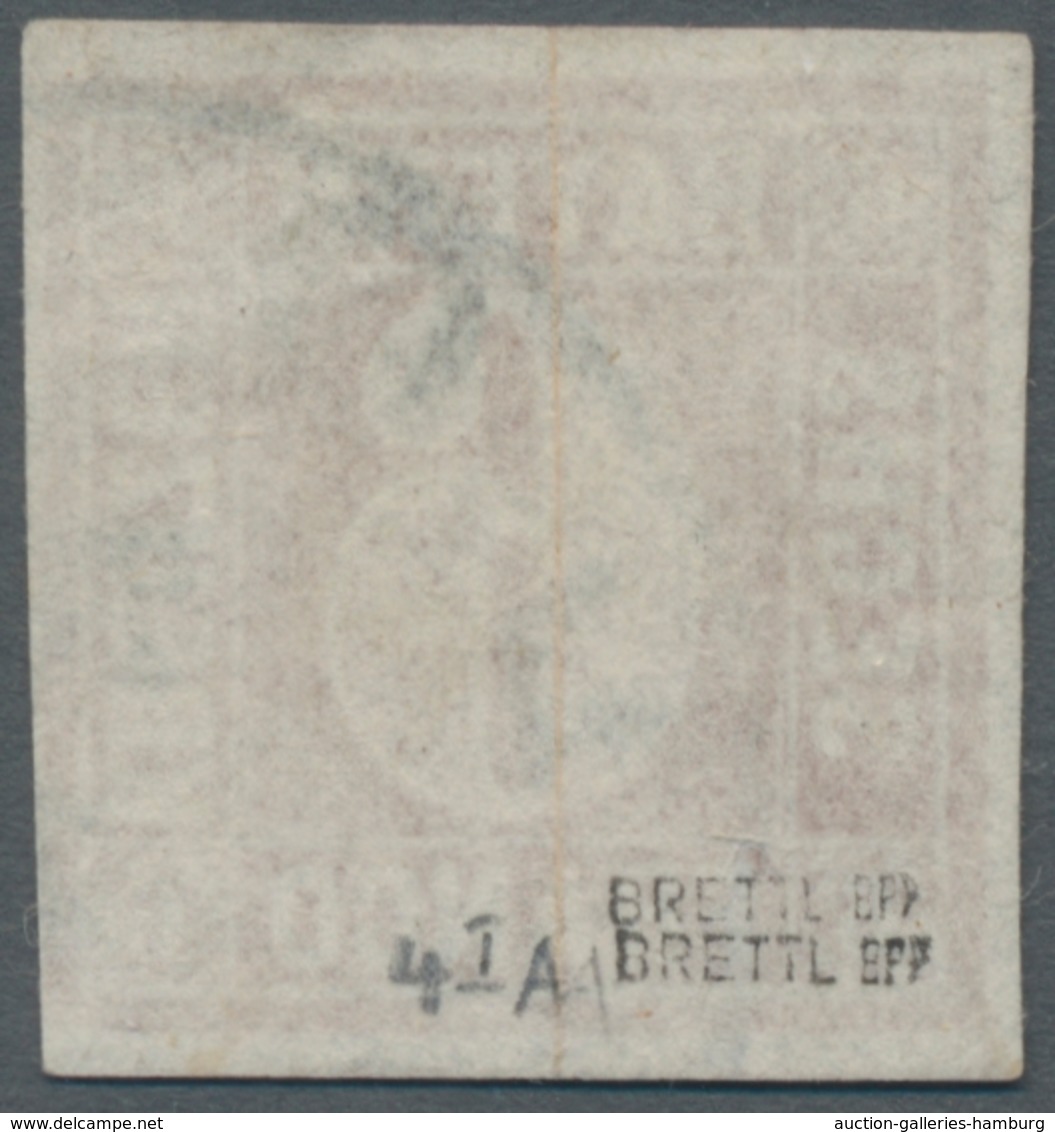 Bayern - Marken Und Briefe: 1849, Freimarke 6 Kreuzer Lebhaftrötlichbraun Mit Unterbrochnem Kreis (T - Other & Unclassified