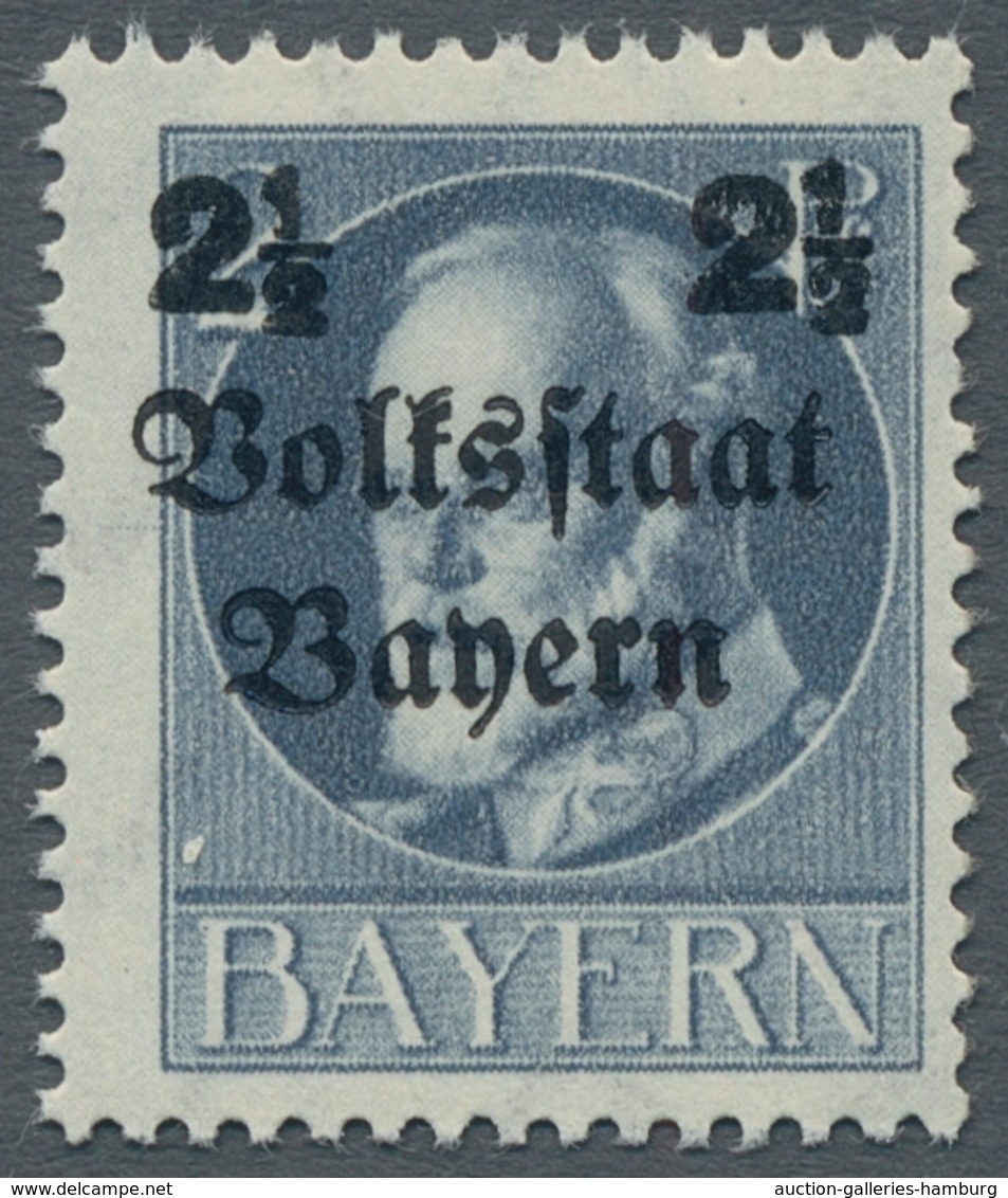 Bayern - Marken Und Briefe: 1919, Ludwig 2 Pf Grau, (Ur.Nr.110 U.111), Die Beiden Nicht Ausgegebenen - Other & Unclassified